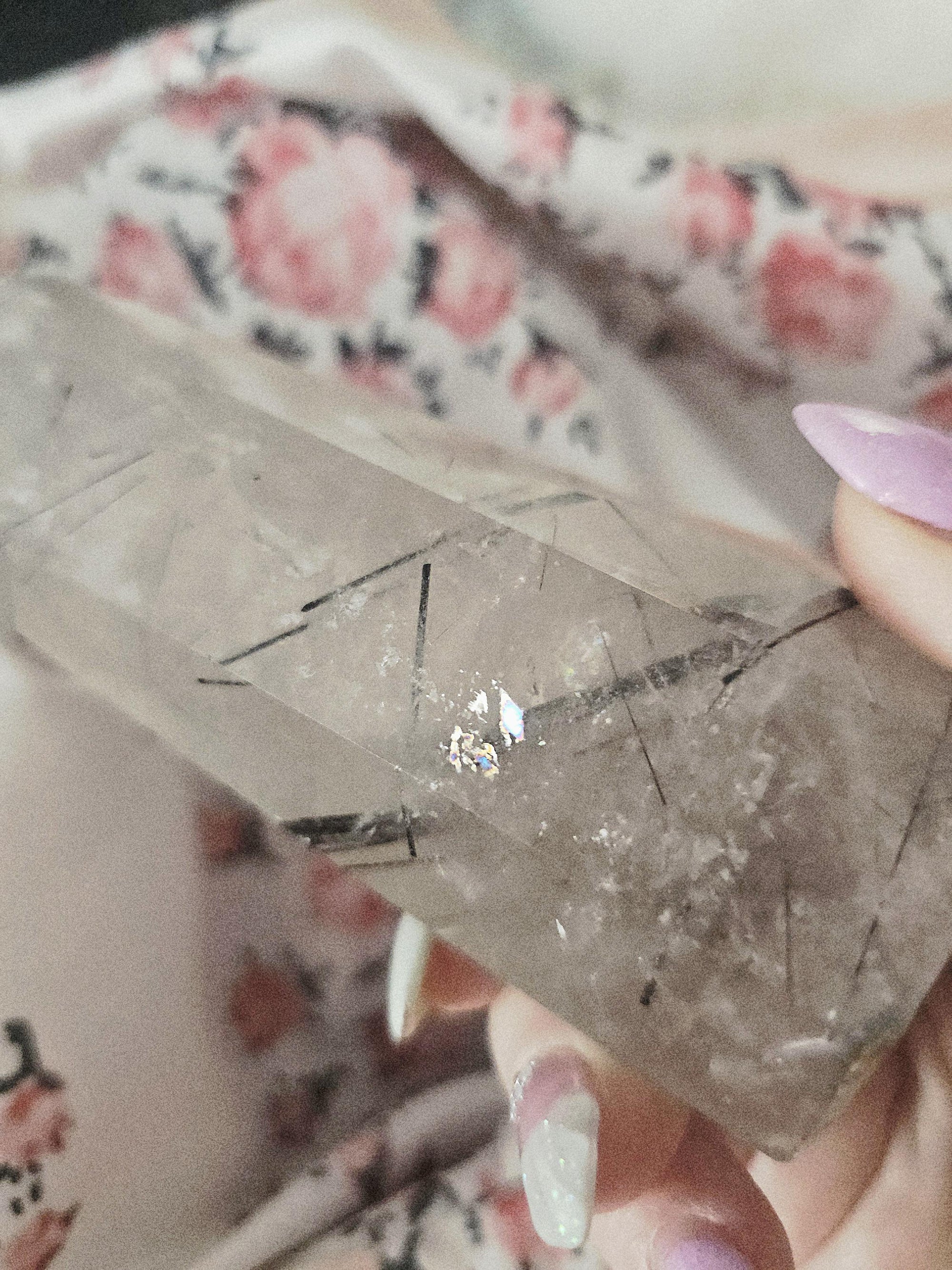 Rutilated Quartz Tower , Black Tourmaline Tower, Crystal