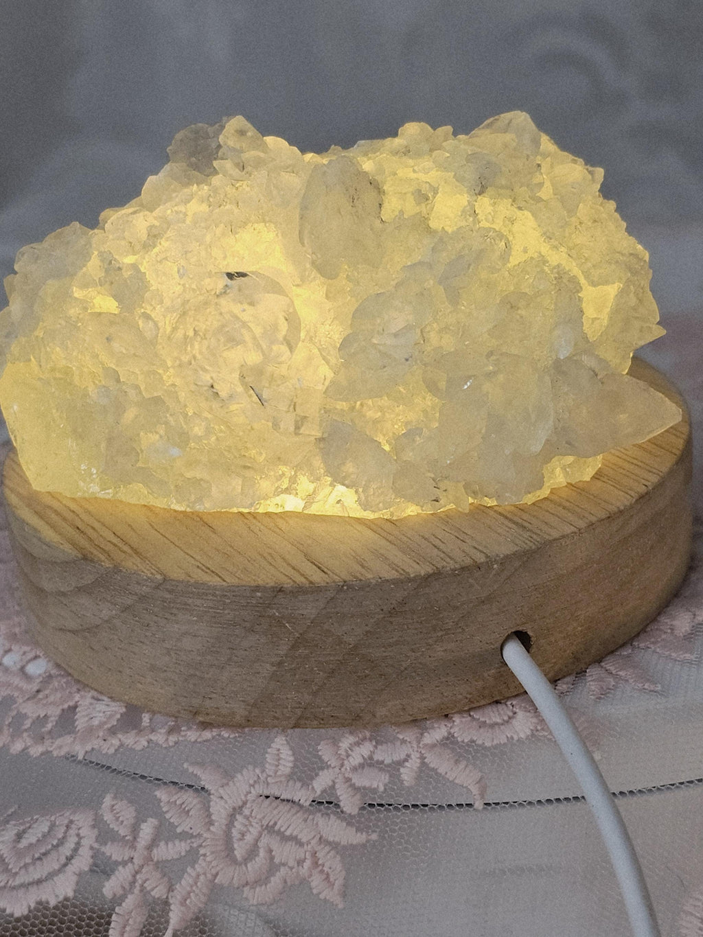 Fujian Fluorite Specimen, Rainbow Calcite Crystals, Lucky Home Decor