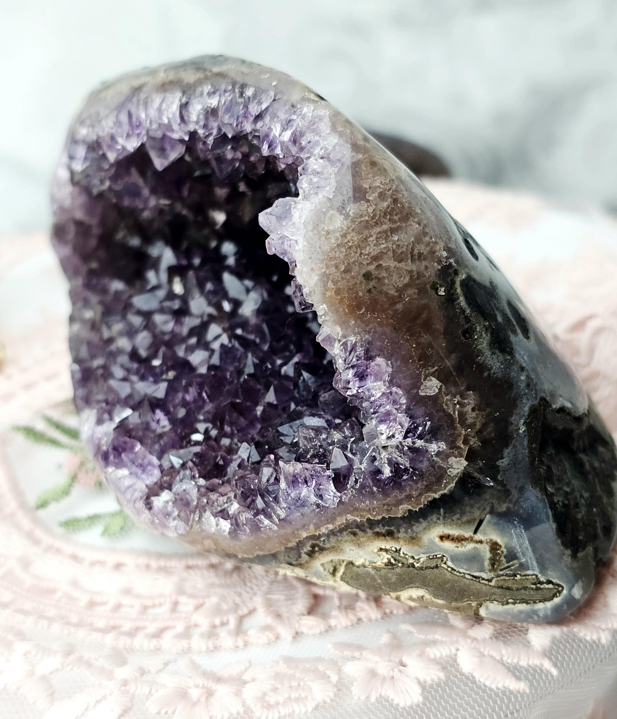 Amethyst Geode Statement Piece, Gift, Amethyst, Brazilian Amethyst