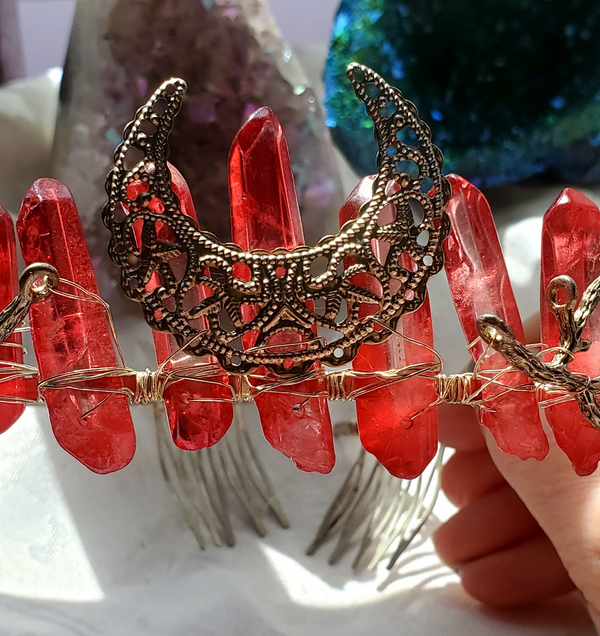 Crystal Crown, Crown, Wedding Crown, Crystal