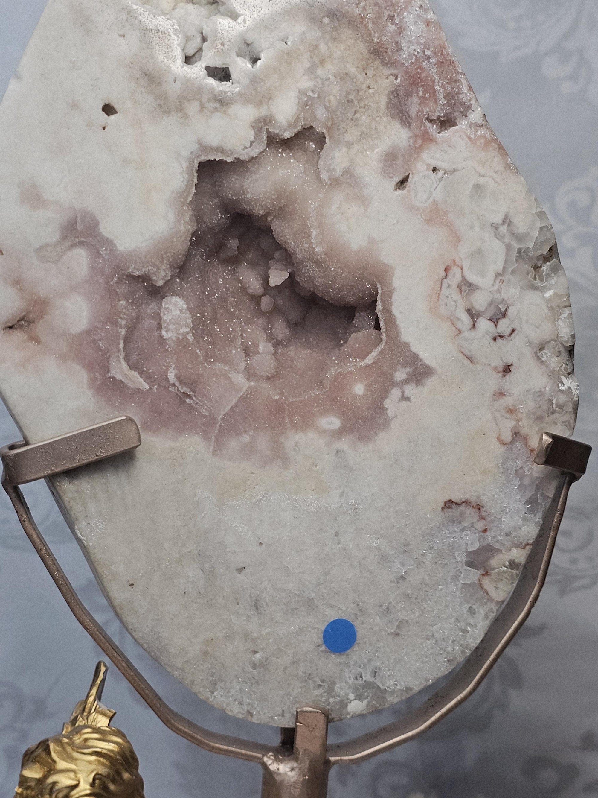 LG 4.86 lb Pink Amethyst Slab, Pink Amethyst, Gift, Statement Piece