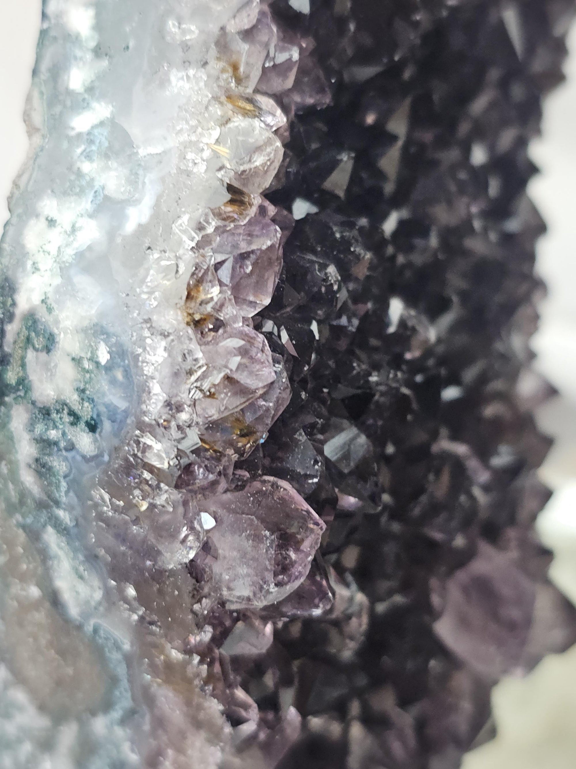 Rare Smoky Amethyst Cutbase, Amethyst, Statement Piece