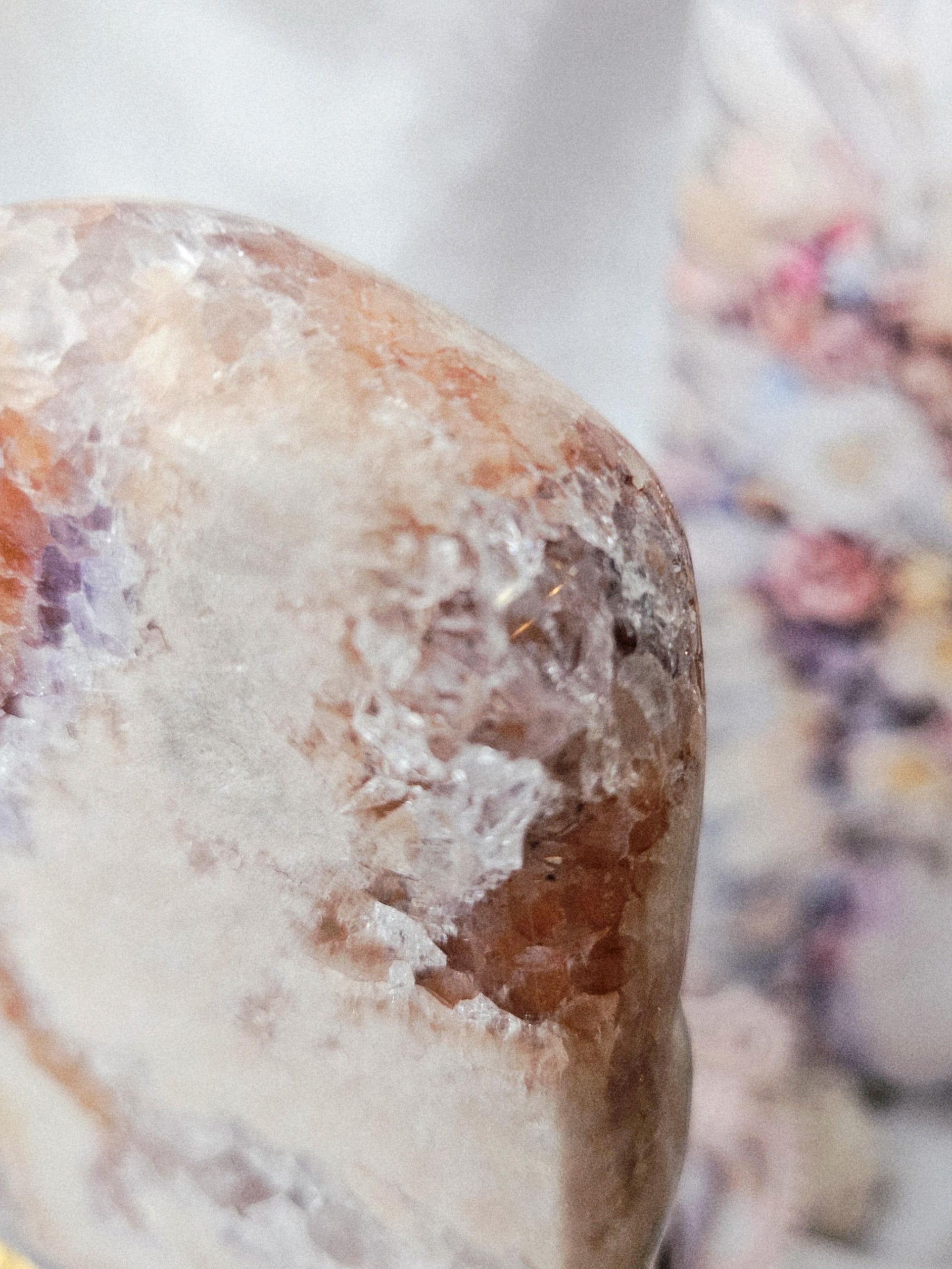 Pink Amethyst Slab 3 lbs, Calming Crystal, Gift, Statement Piece,  Shabby Chic