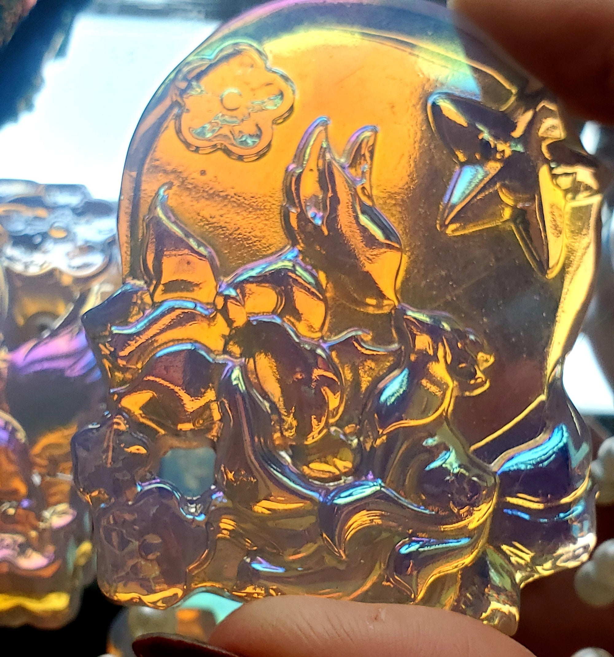 Kitsune Crystal, Angel Aura Opalite Crystal, Kitsune,Crystal