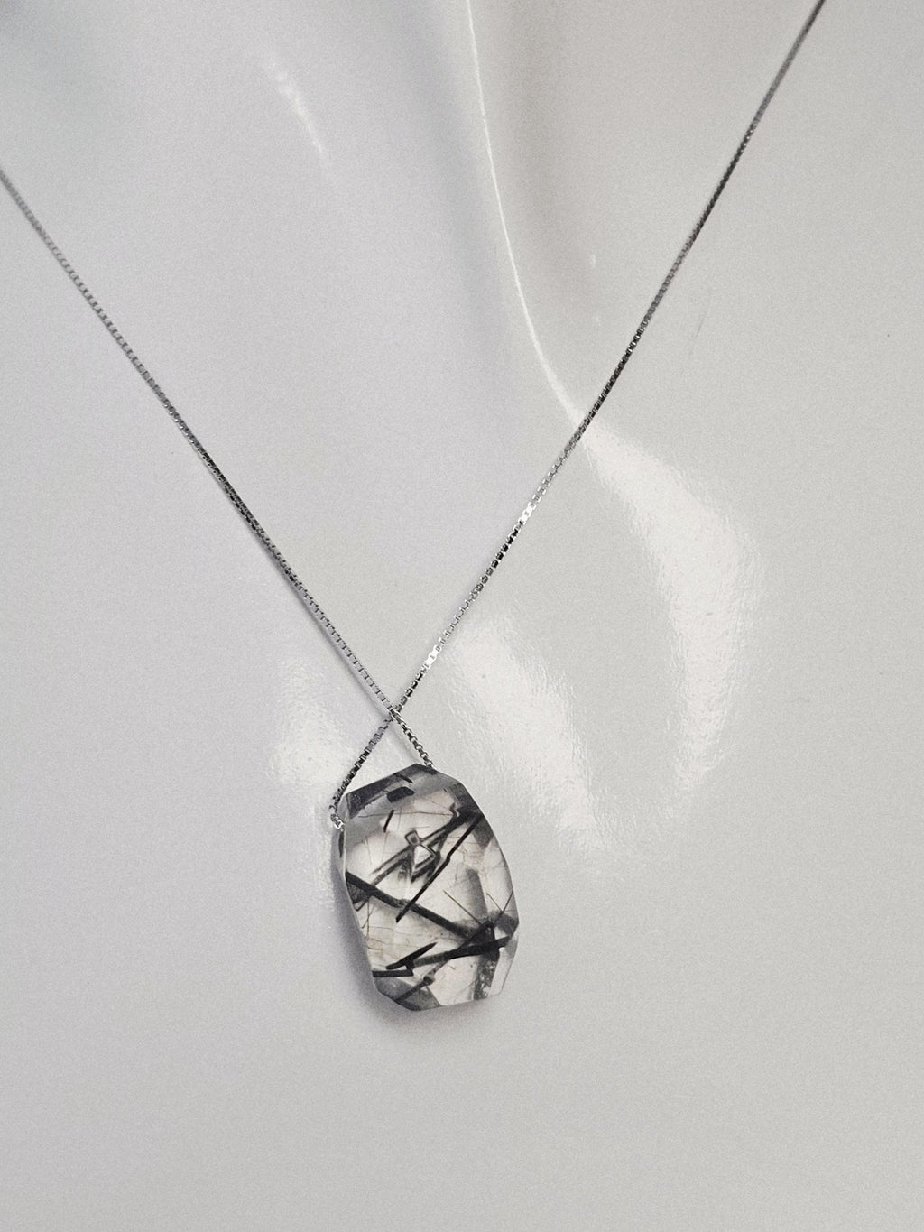 Rutilated Handmade Necklace, 925 Silver Or Gold Chain