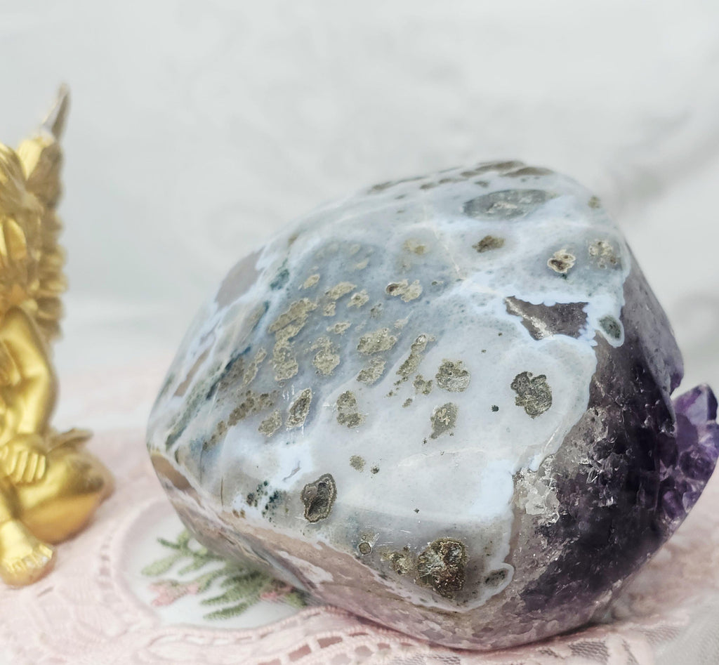 Uruguaian  Amethyst Geode, Crystal Home Decor, Statement Piece