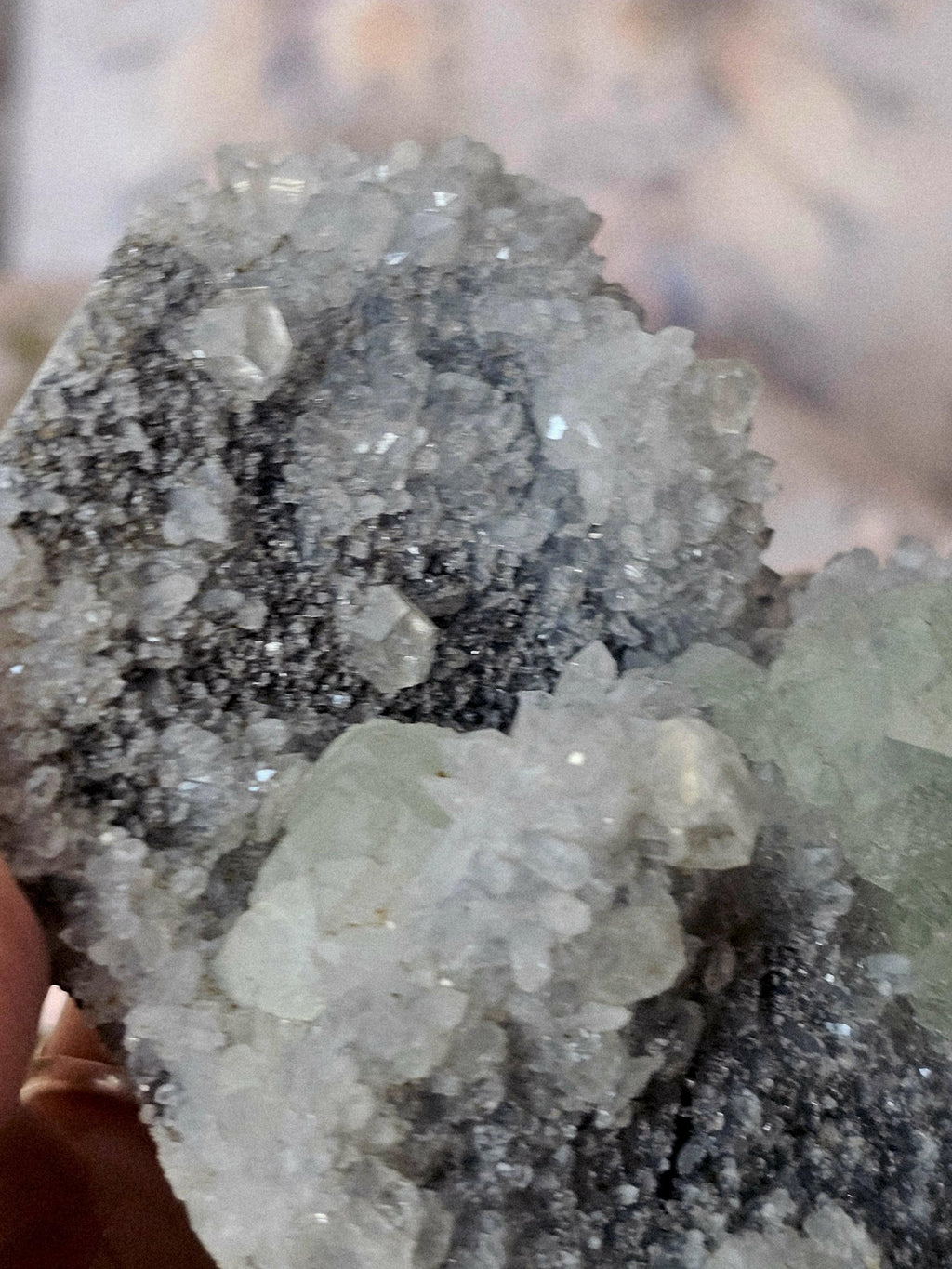 Fluorite Specimen, Fujian Province,  Crystal Specimen  Fluorite and Chrysanthemum Quartz