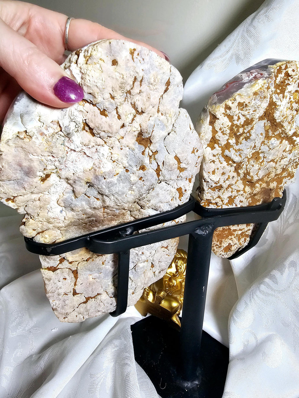 5lb LG Pink Amethyst Wings, Druzy Wings, Crystal Wings , Angel Wings,Gift