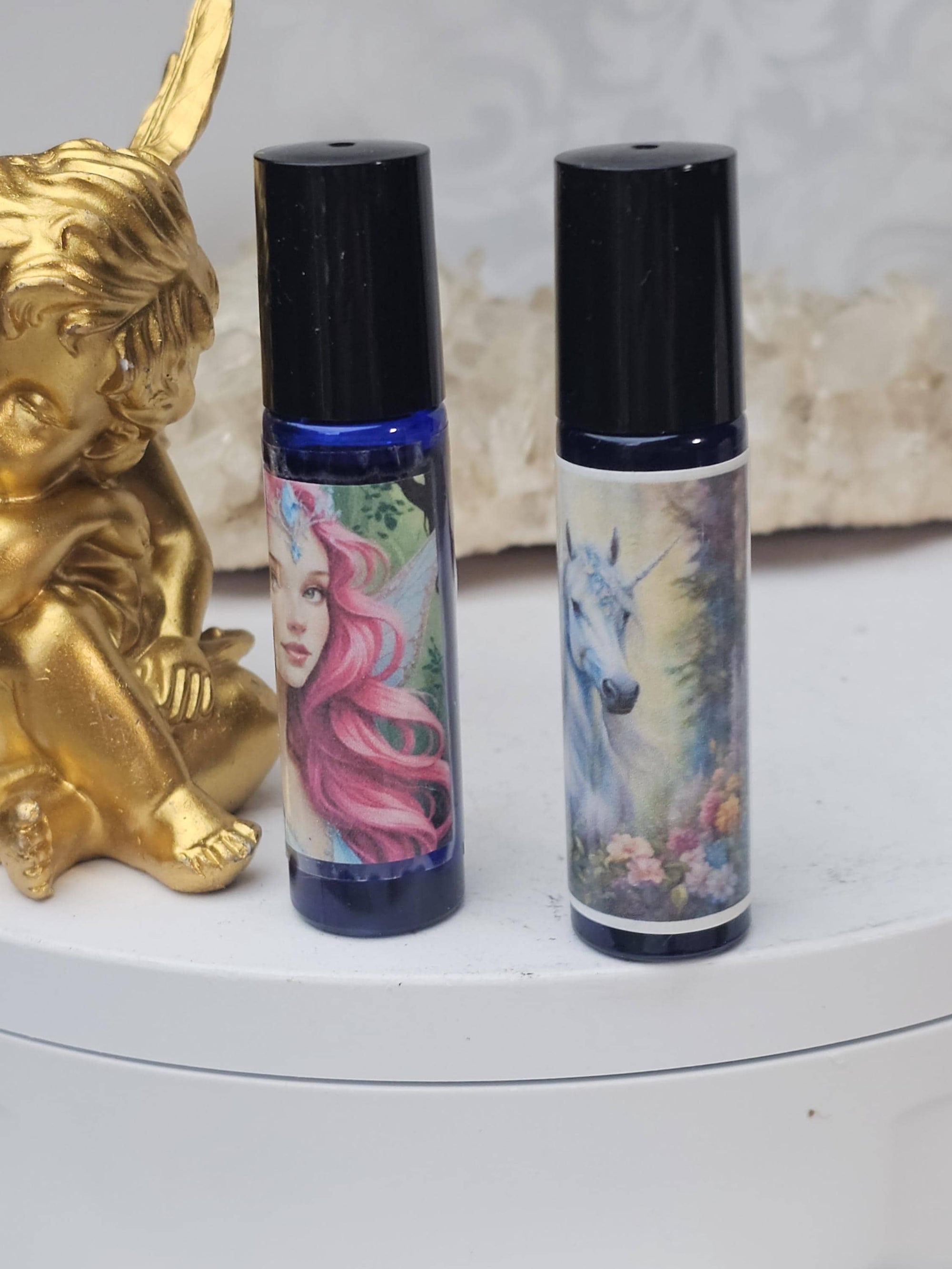 Crystal Healing Peace Oil, Organic Essential Oils, Rose Quartz