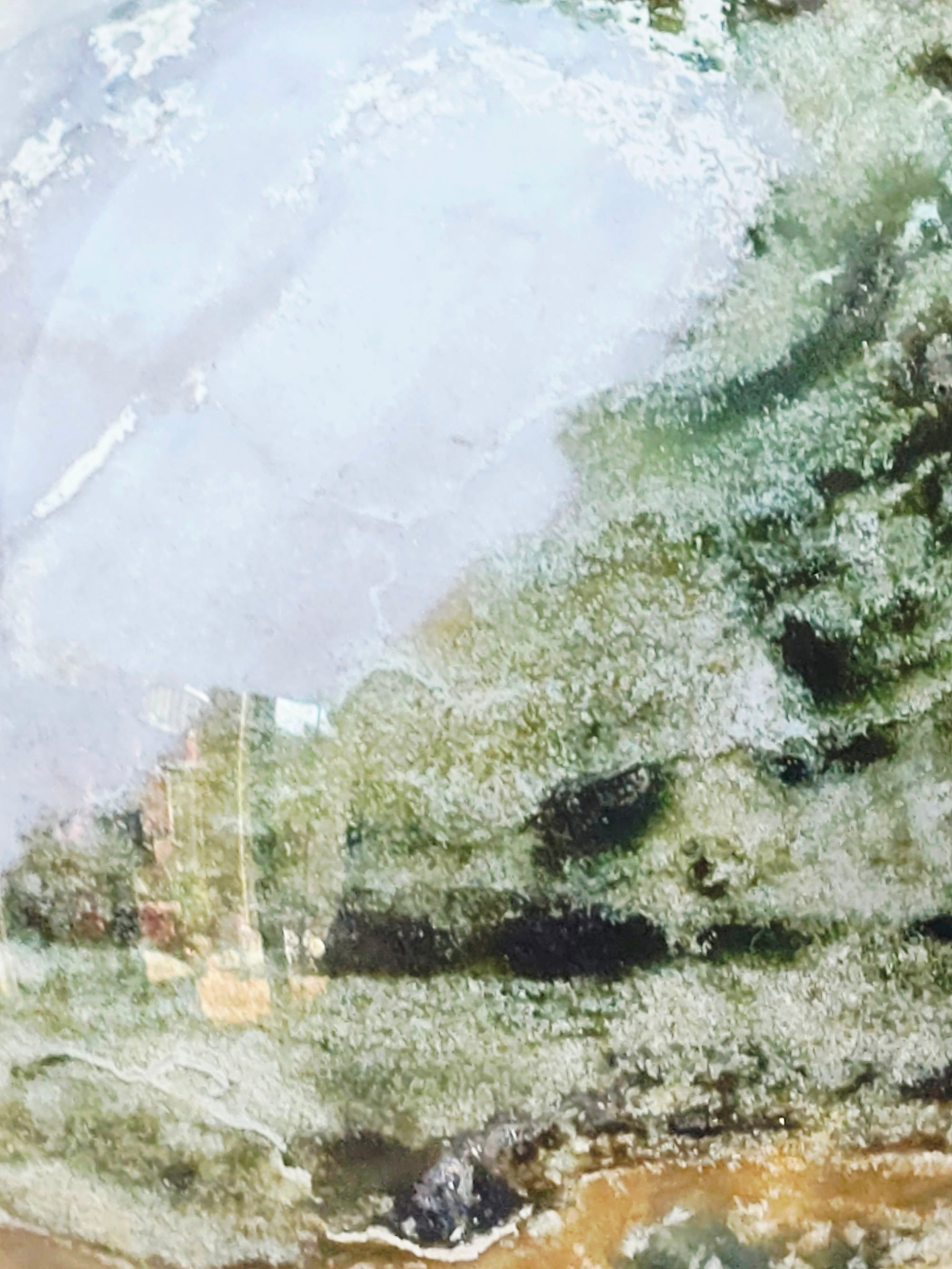 Rare Colorful Druzy Ocean Jasper Sphere, Ocean Jasper, Crystal Sphere