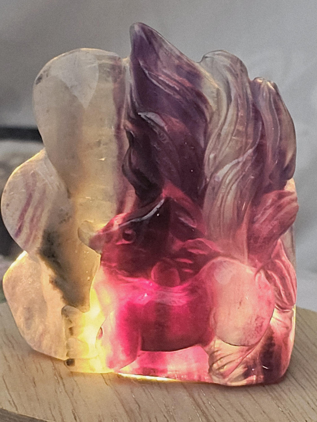 Kitsune, 9 Tail Fox, Crystal,Gifts, Gift for Her