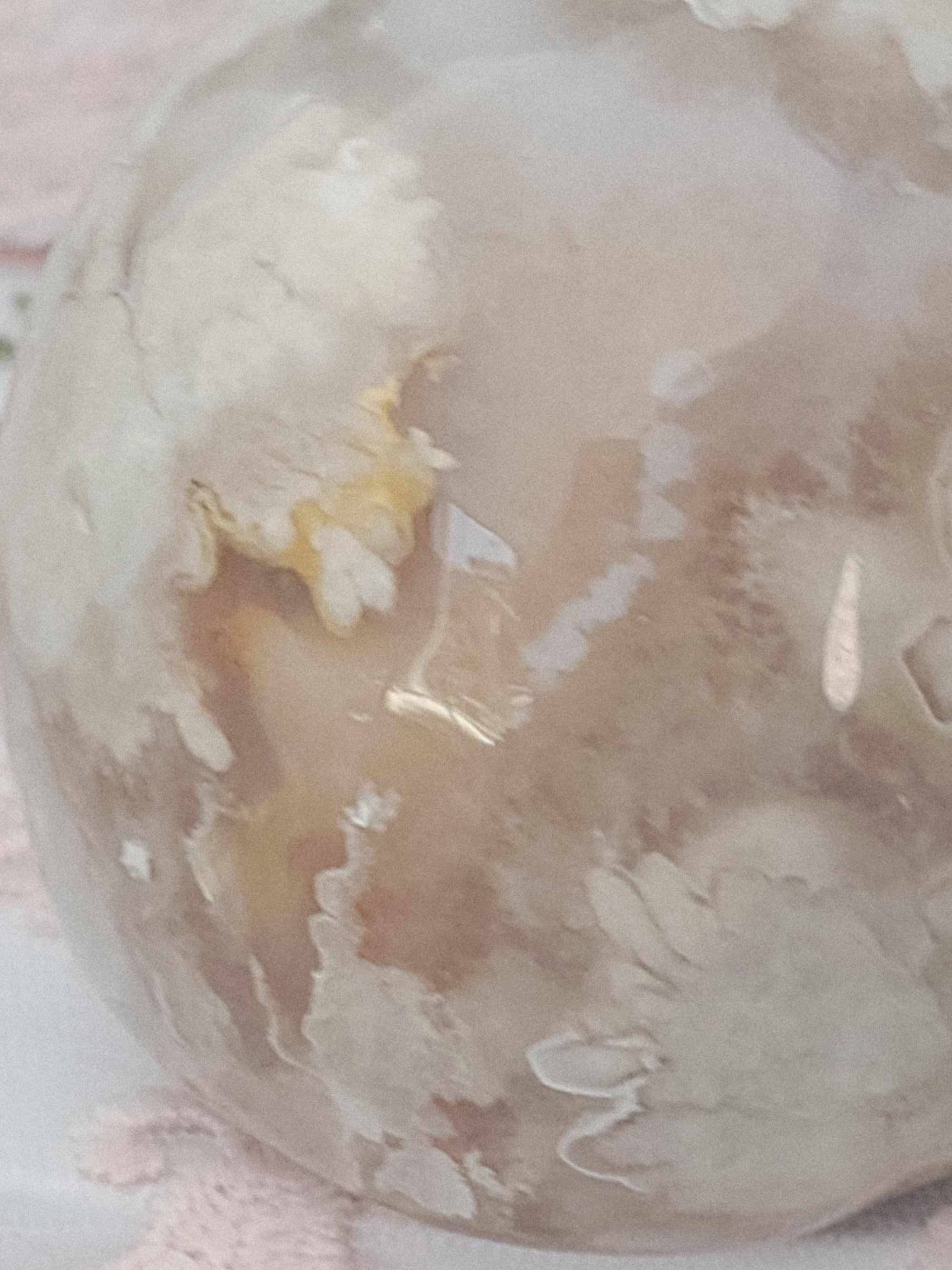 Flower Agate Skull  / Cherry Blossom / High Quality / Crystal Energy / Chakra Stone / Crystal Healing / Meditation Stone