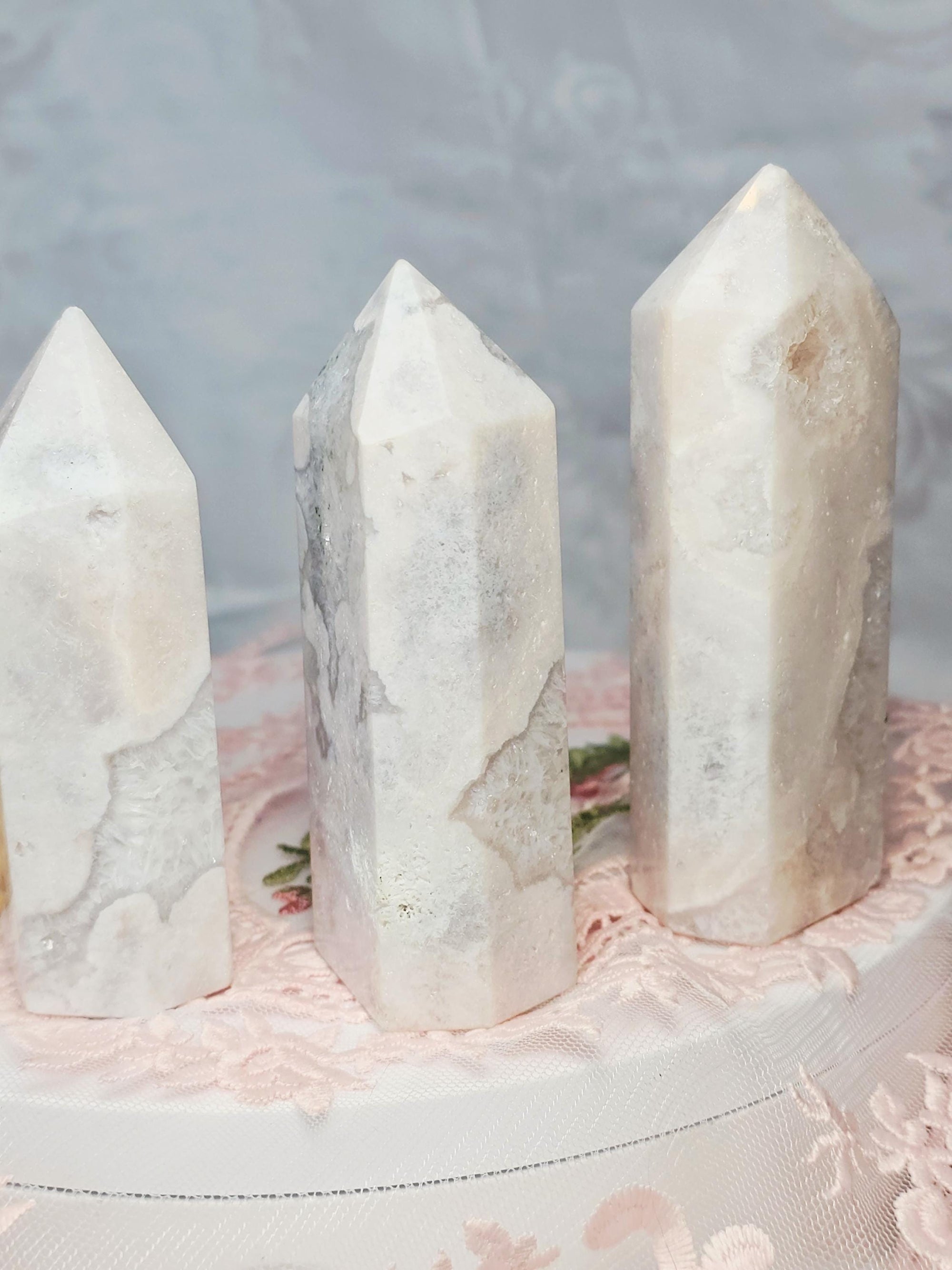 Pink Amethyst Tower, Druzy Tower, Crystal Tower ,Gift