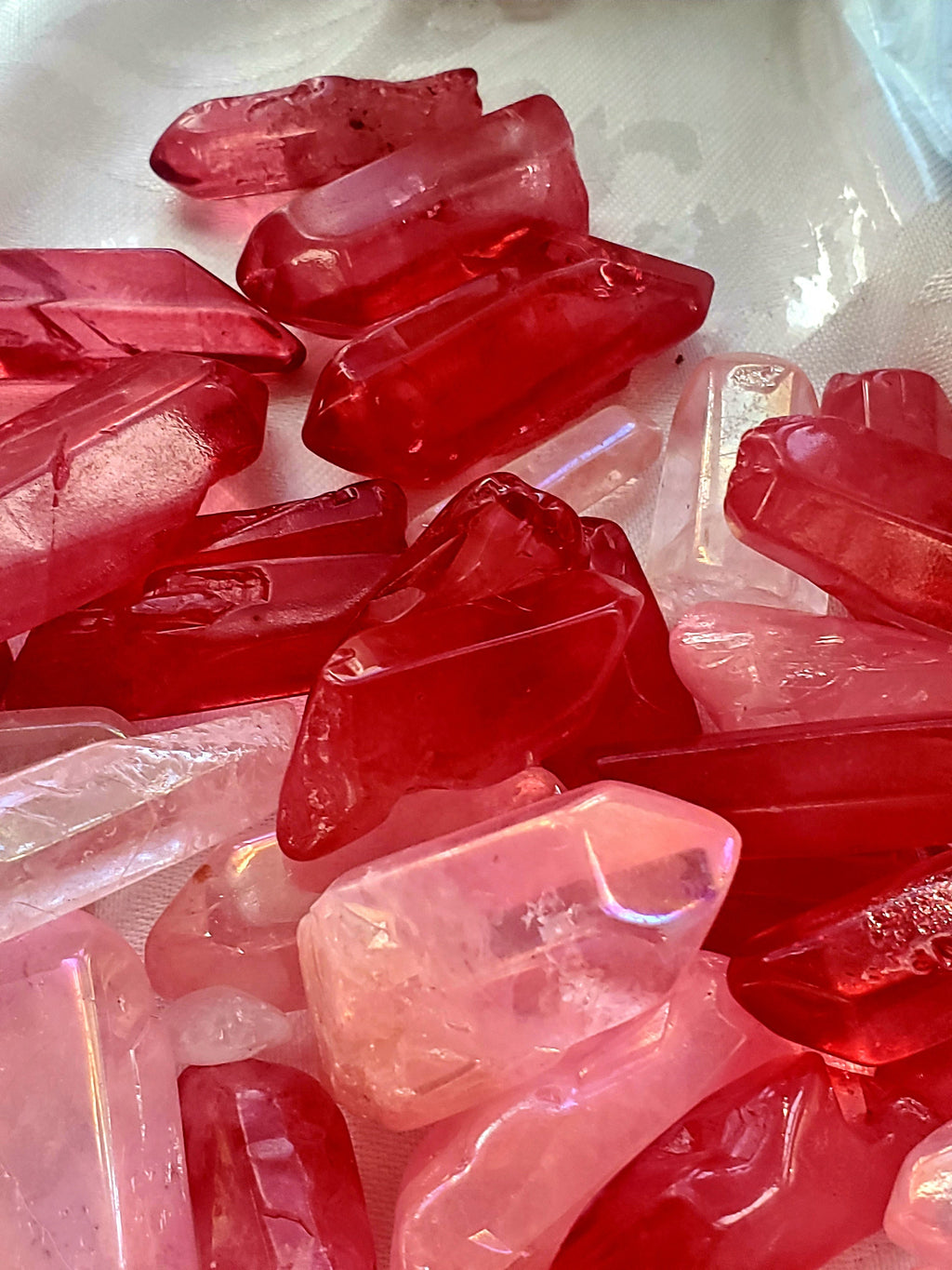 Aura Clear Quartz Points ,Aura Crystal, Crystal, Crystals