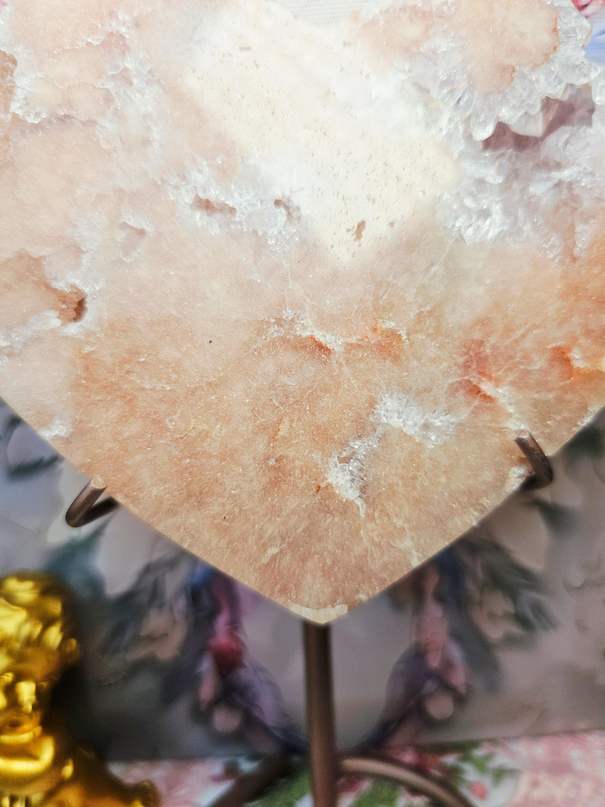 Brazilian Amethyst Druzy Heart, Pink Amethyst Druzy Hearts, Red Pink Amethyst, Crystal Heart,Gift