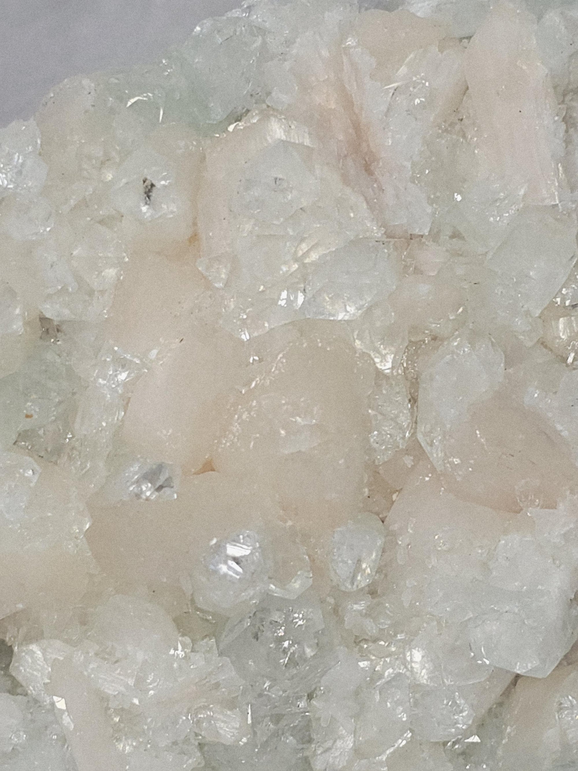 Rare Green Diamond Apophyllite with Stillbite, India Crystal Home Decor