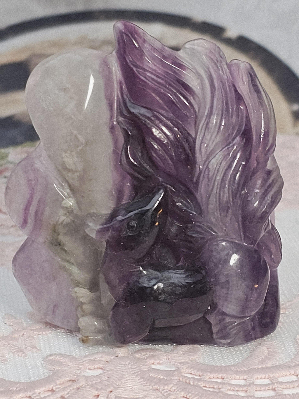 Kitsune, 9 Tail Fox, Crystal,Gifts, Gift for Her