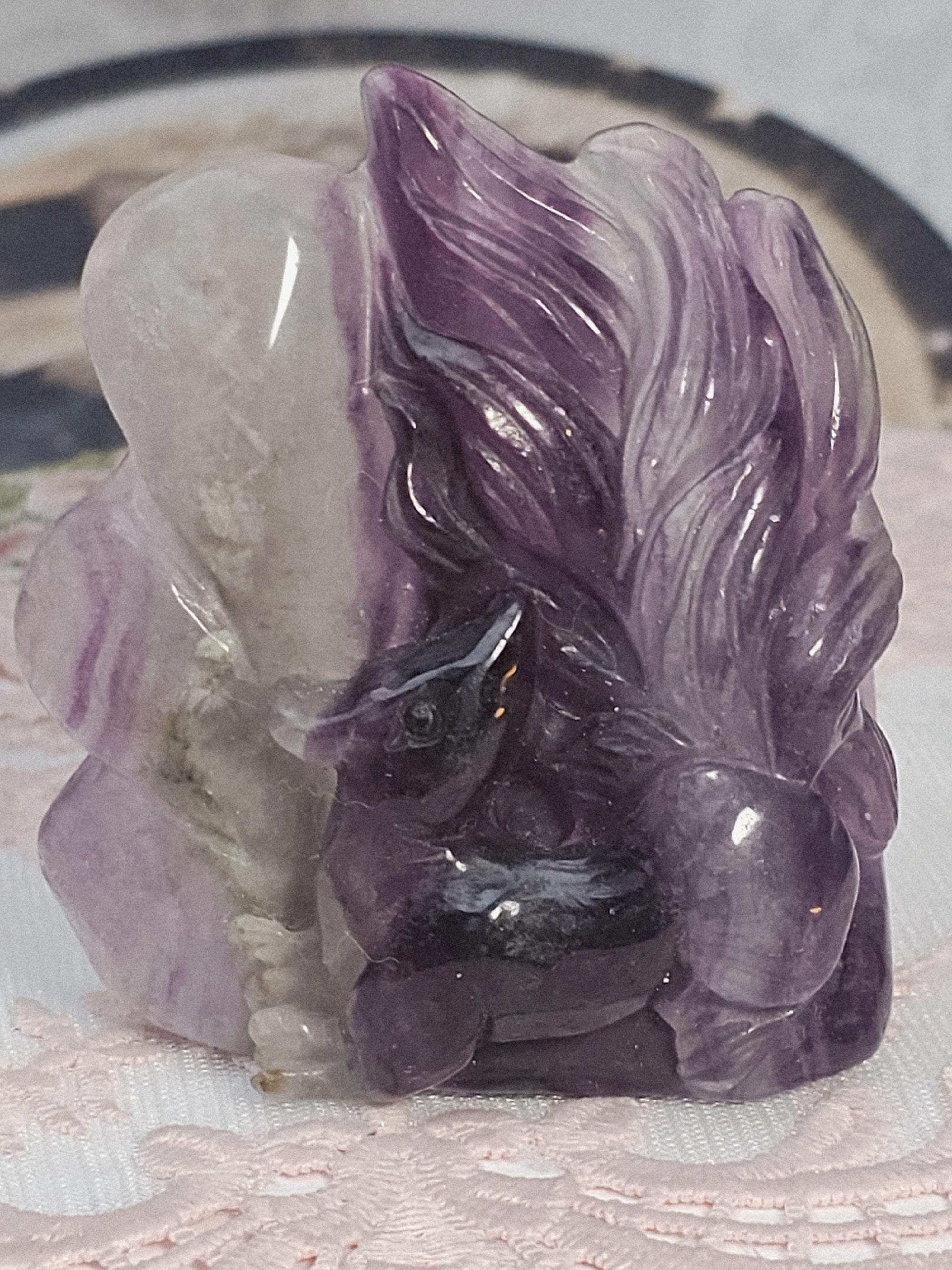 Kitsune, 9 Tail Fox, Crystal,Gifts, Gift for Her