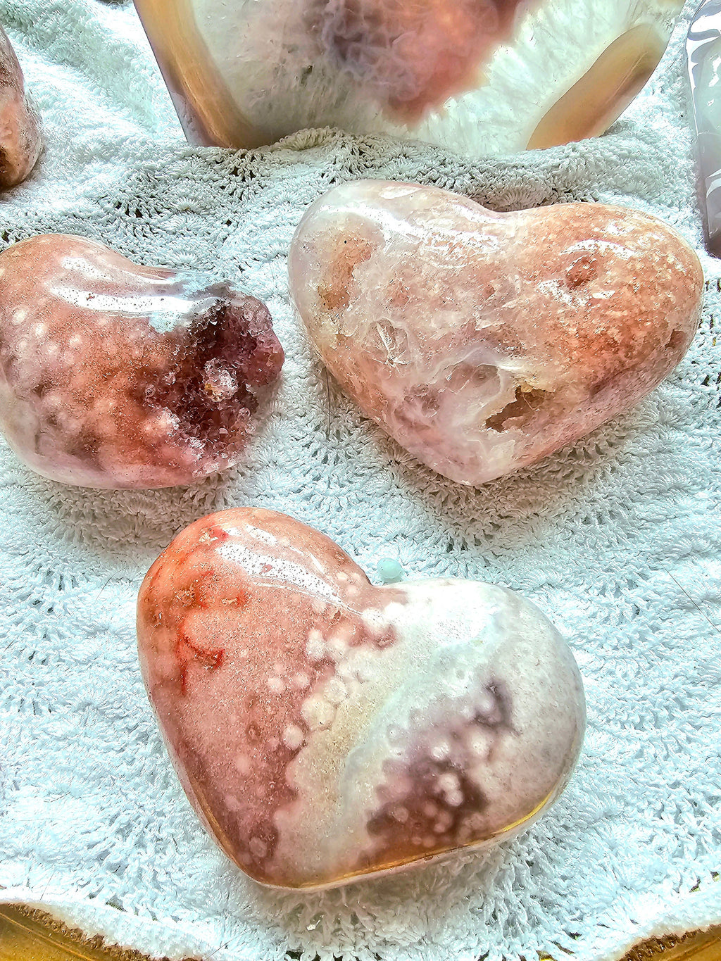 Brazilian Amethyst Druzy Heart, Pink Amethyst Druzy Hearts, Crystal Heart,Gift