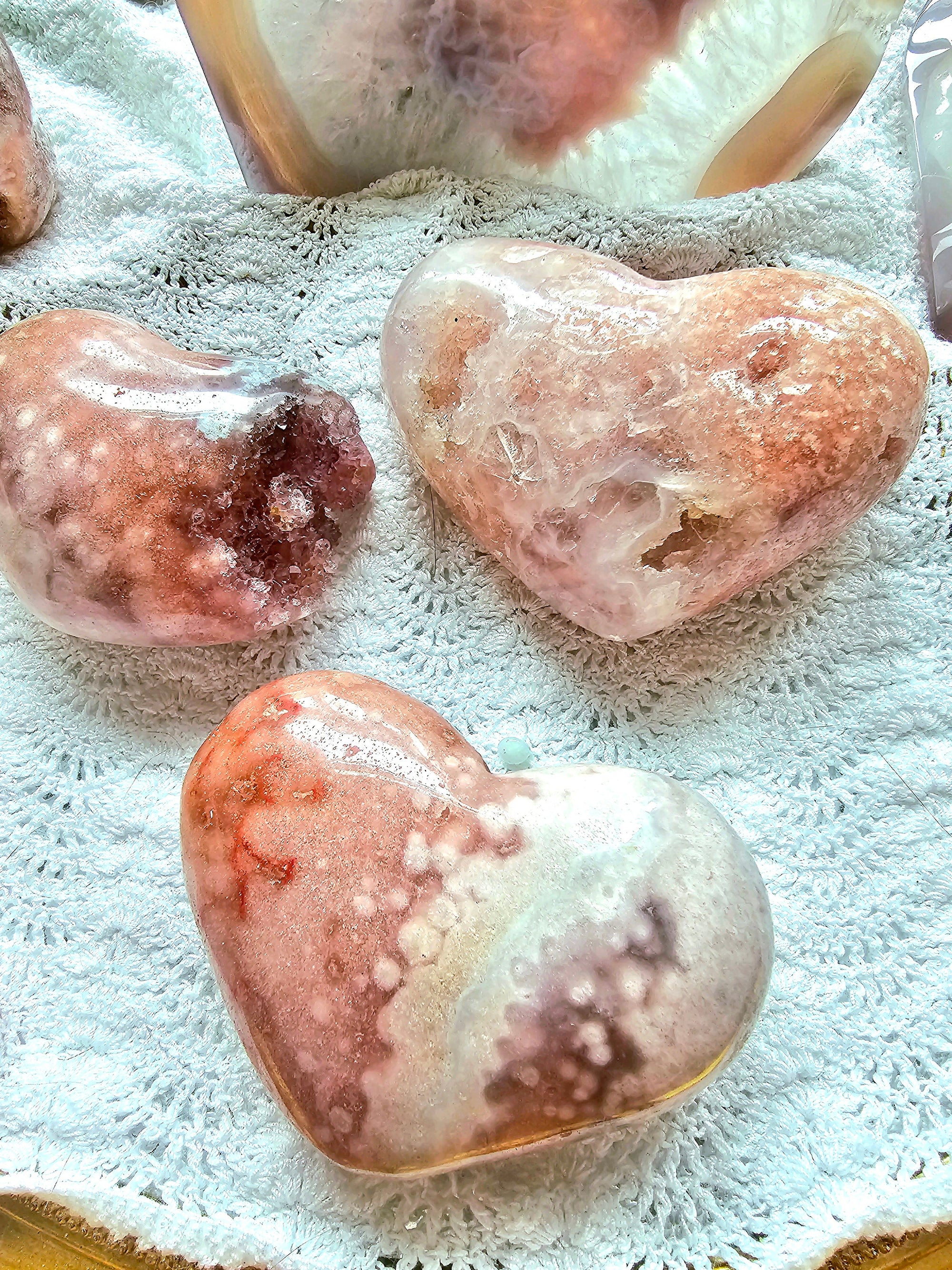 Brazilian Amethyst Druzy Heart, Pink Amethyst Druzy Hearts, Crystal Heart,Gift