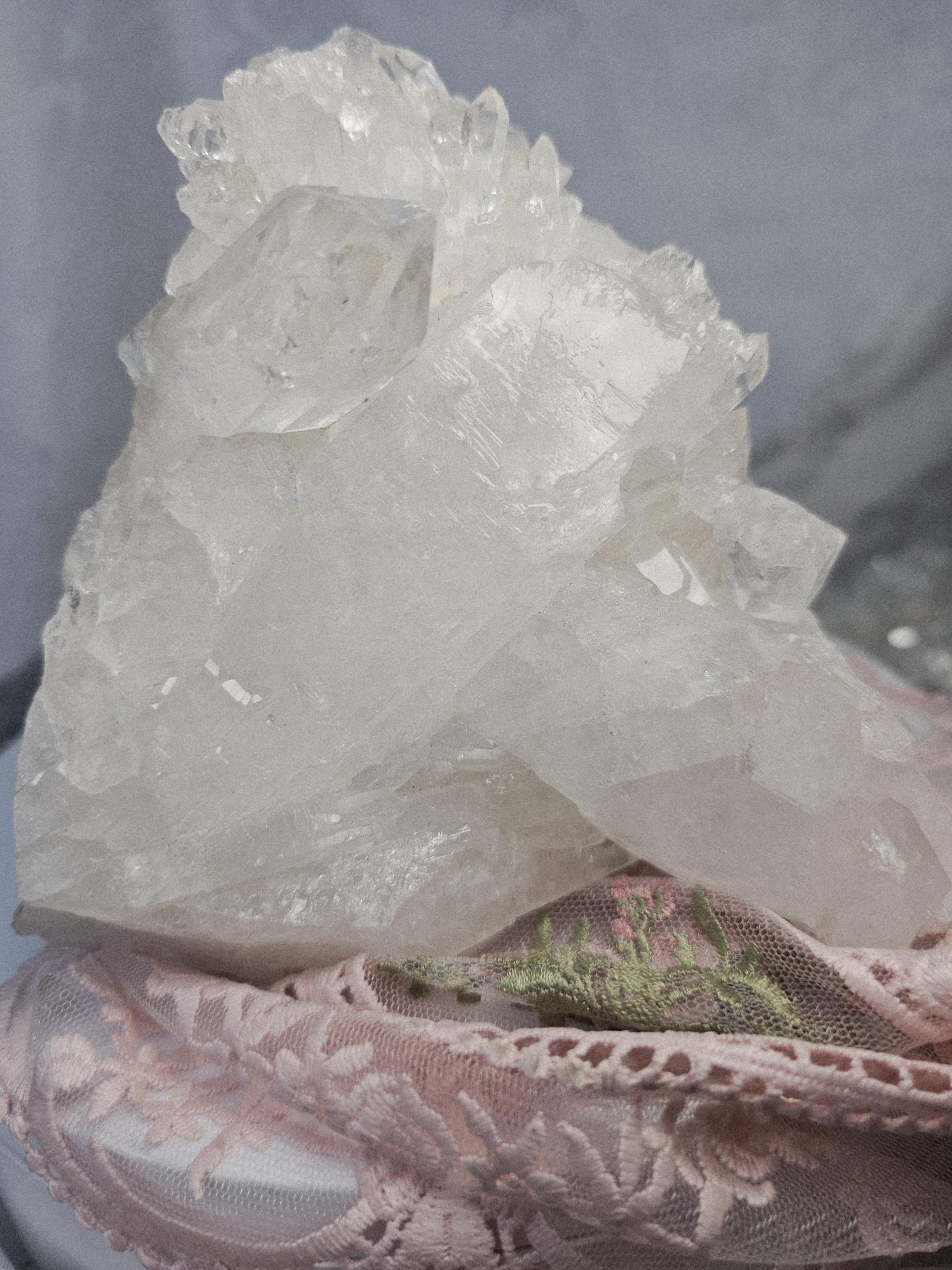 3lb Clear Quartz Cluster,  Columbia, Crystal Cluster
