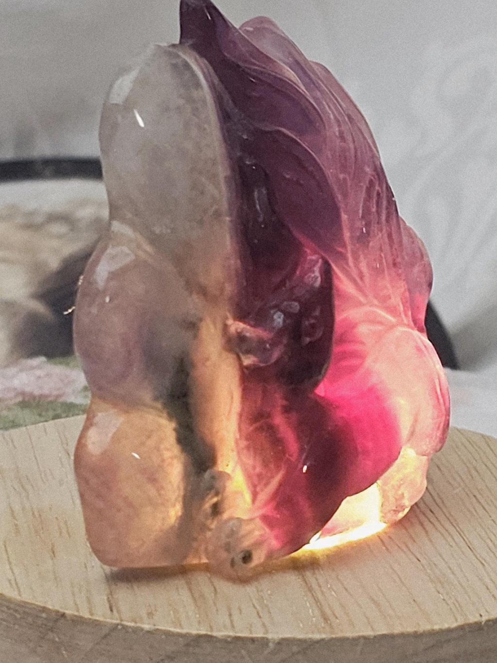 Kitsune, 9 Tail Fox, Crystal,Gifts, Gift for Her