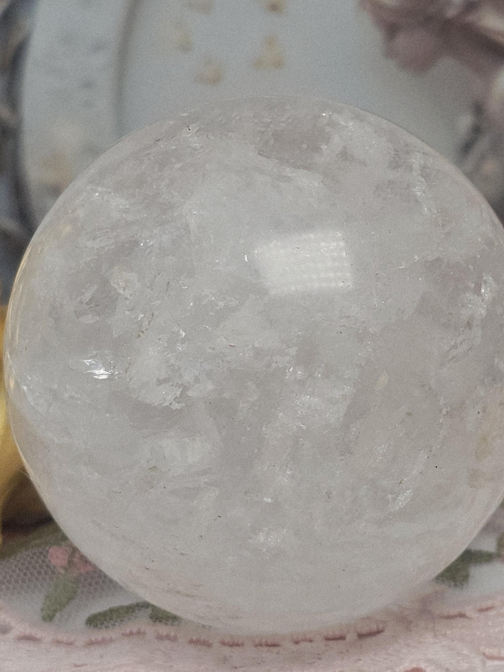 Clear Quartz Sphere, Crystal Ball, Crystals, Gift for Her