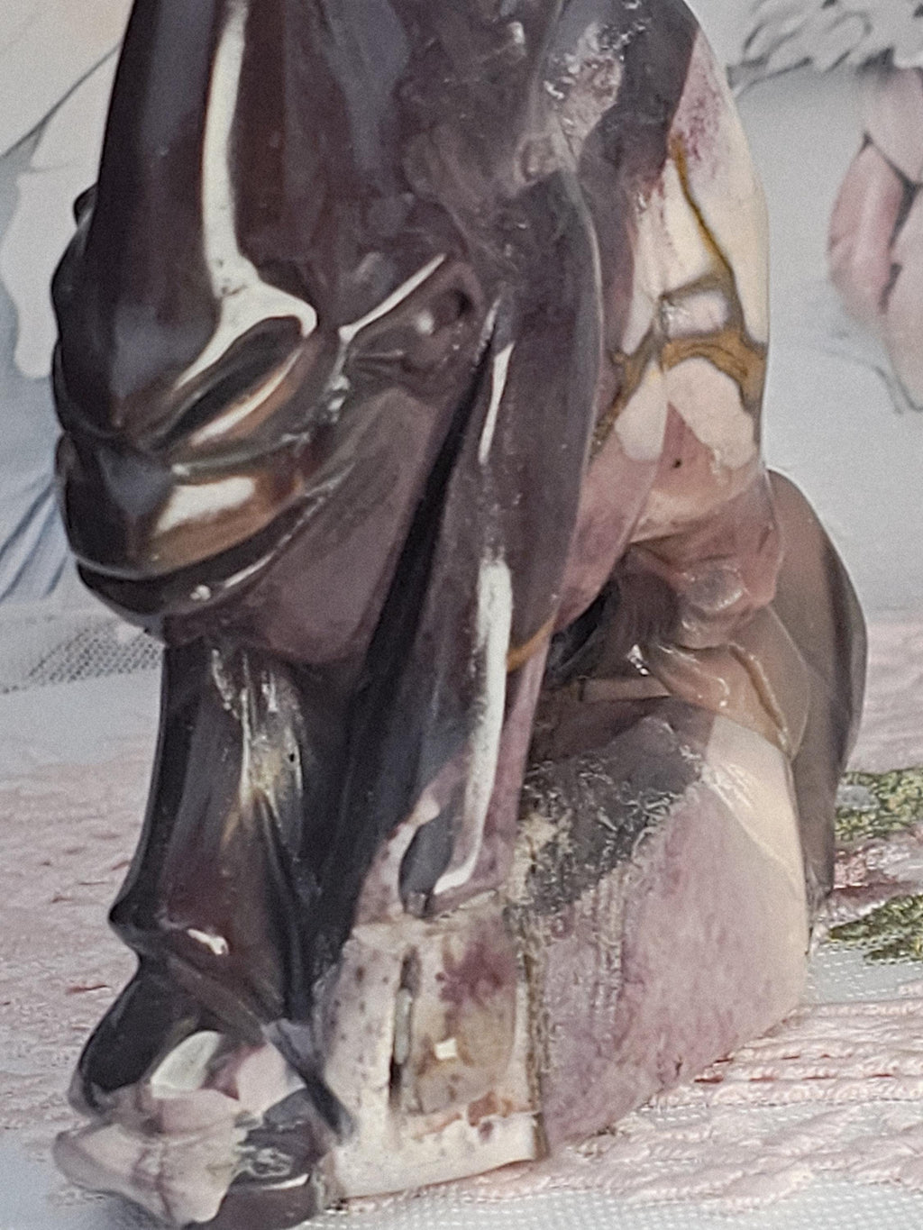 Mookaite Rhino Sculpture, Mookaite Jasper,  Australian Crystal, Chakra Stone