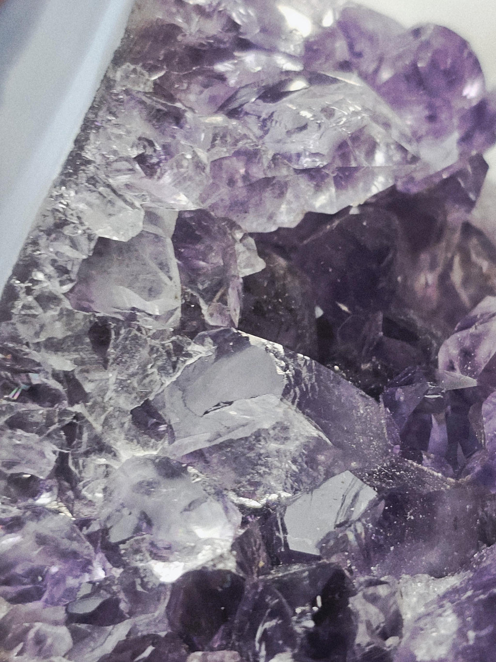 Amethyst Geode Cupcake, Crystal Home Decor, Brazilian Amethyst