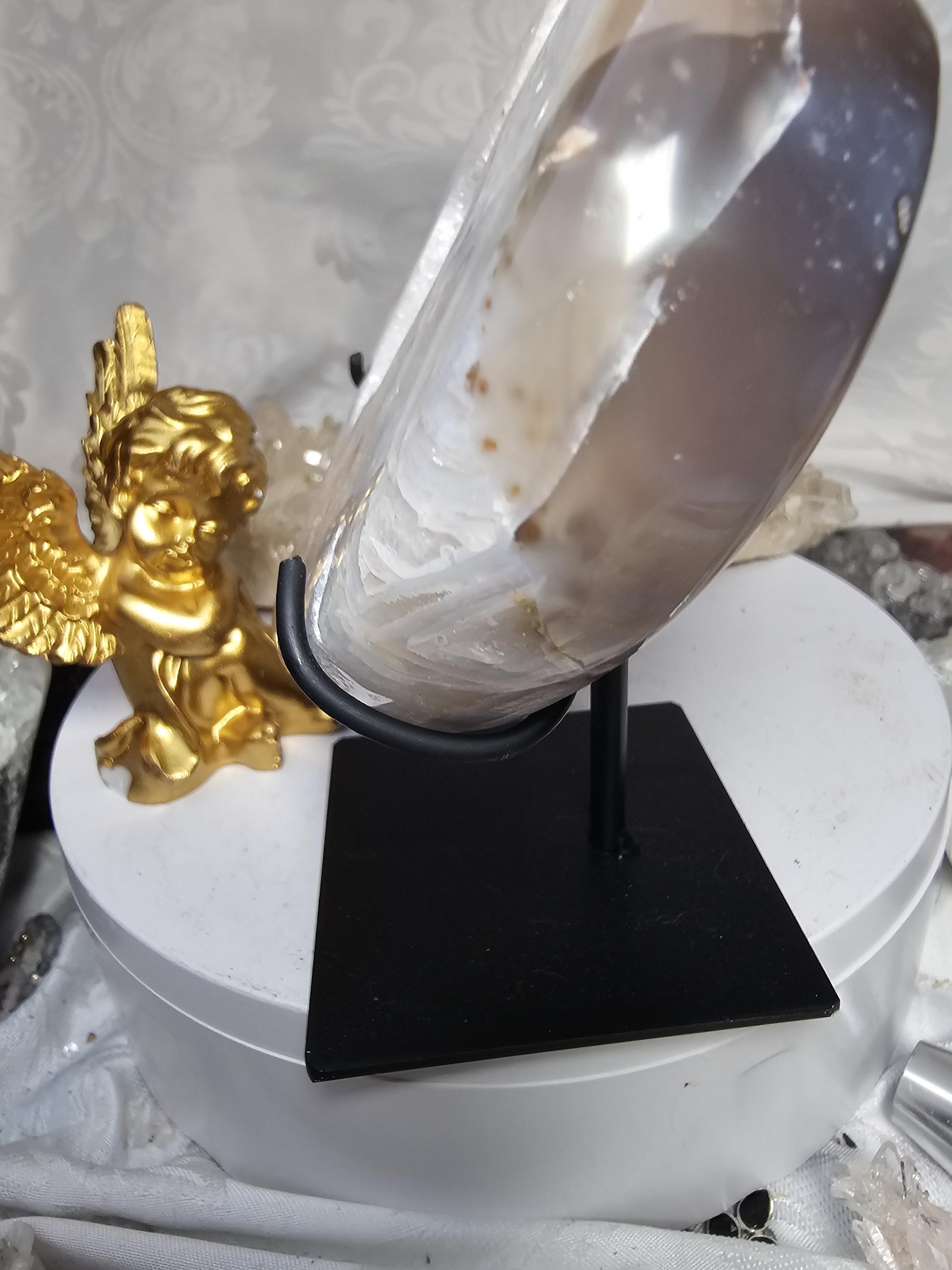 Sparkling Pink Amethyst Druzy Heart, Brazilian Crystal Gift