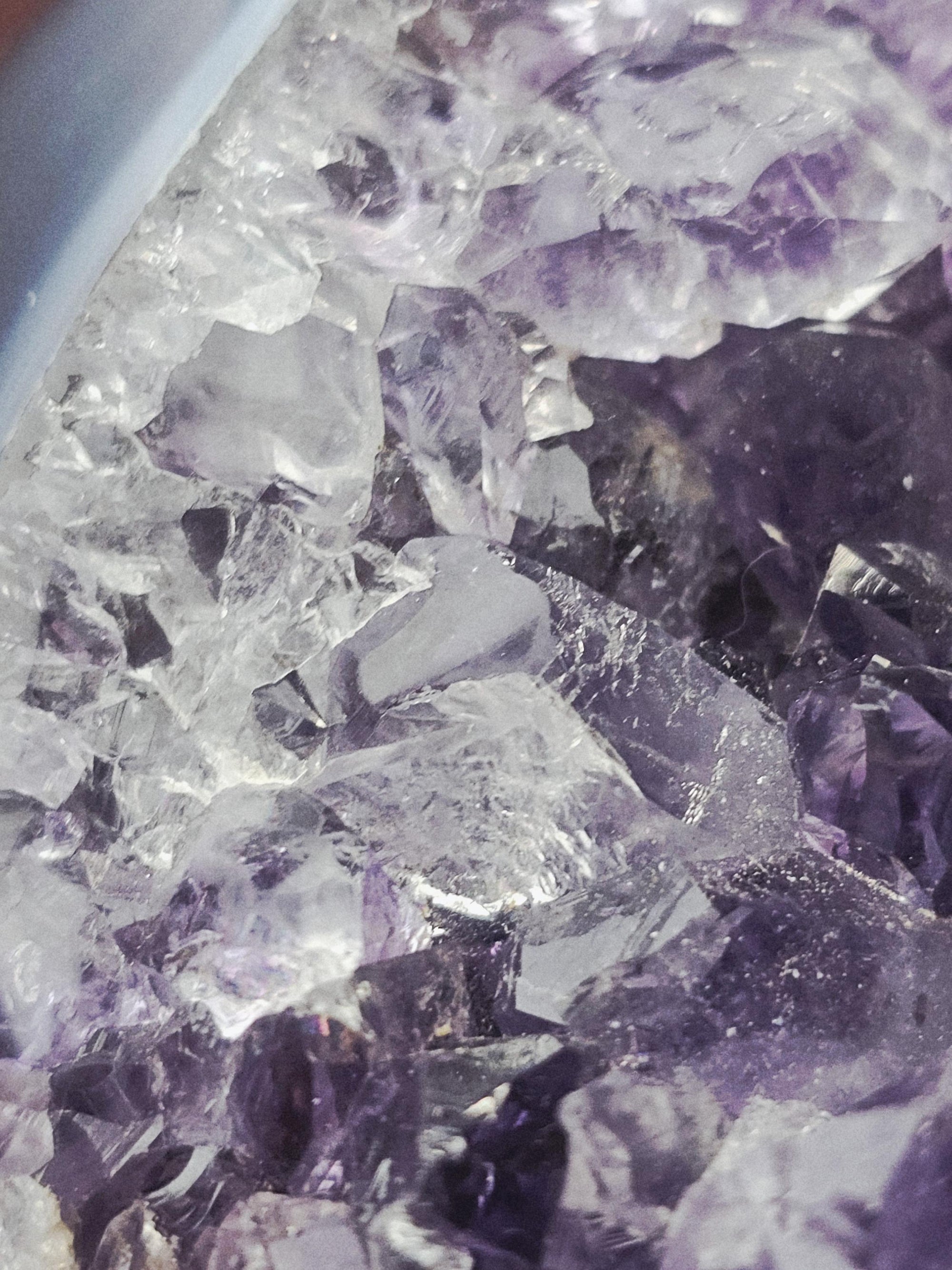Amethyst Geode Cupcake, Crystal Home Decor, Brazilian Amethyst