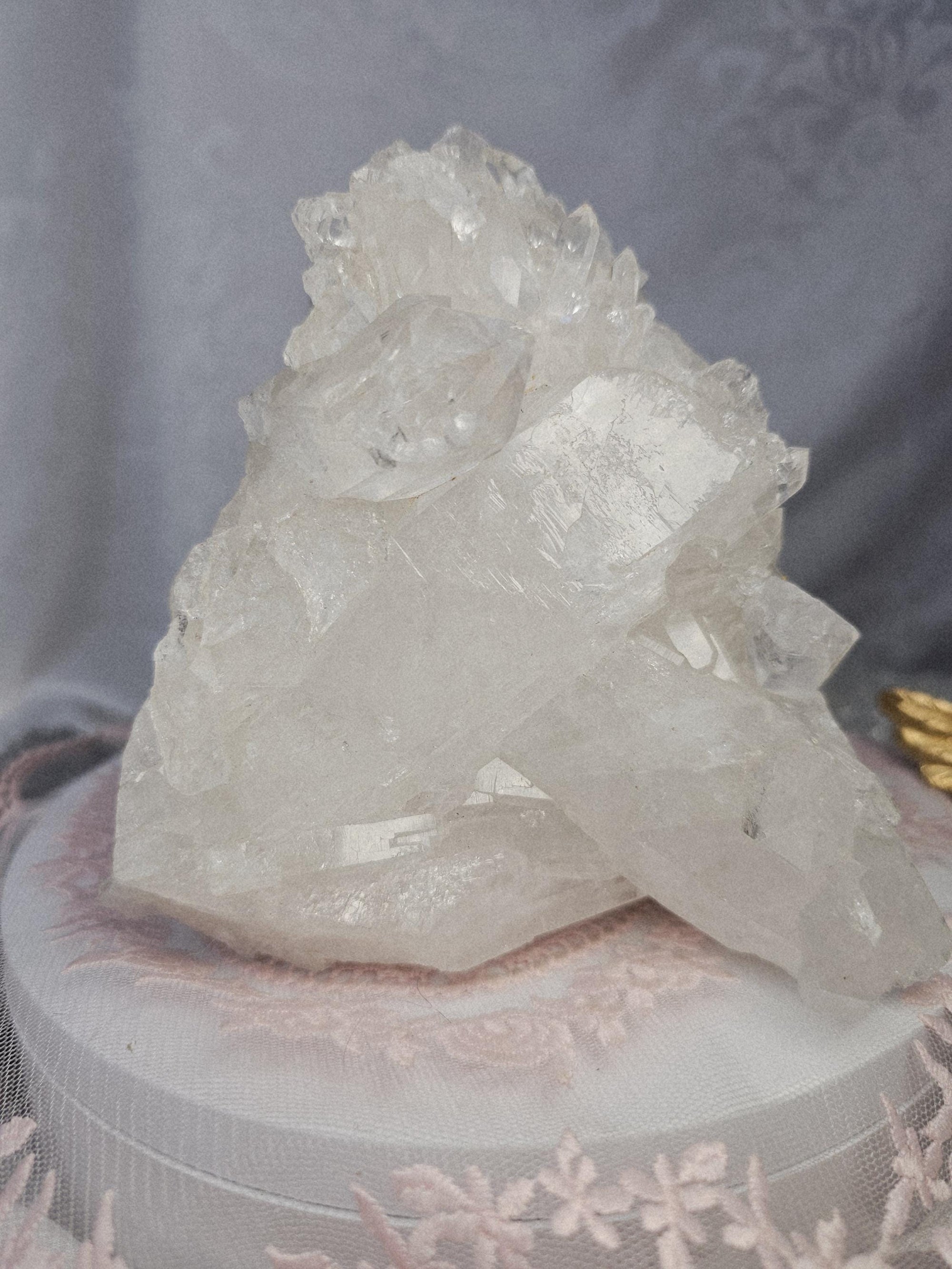 3lb Clear Quartz Cluster,  Columbia, Crystal Cluster