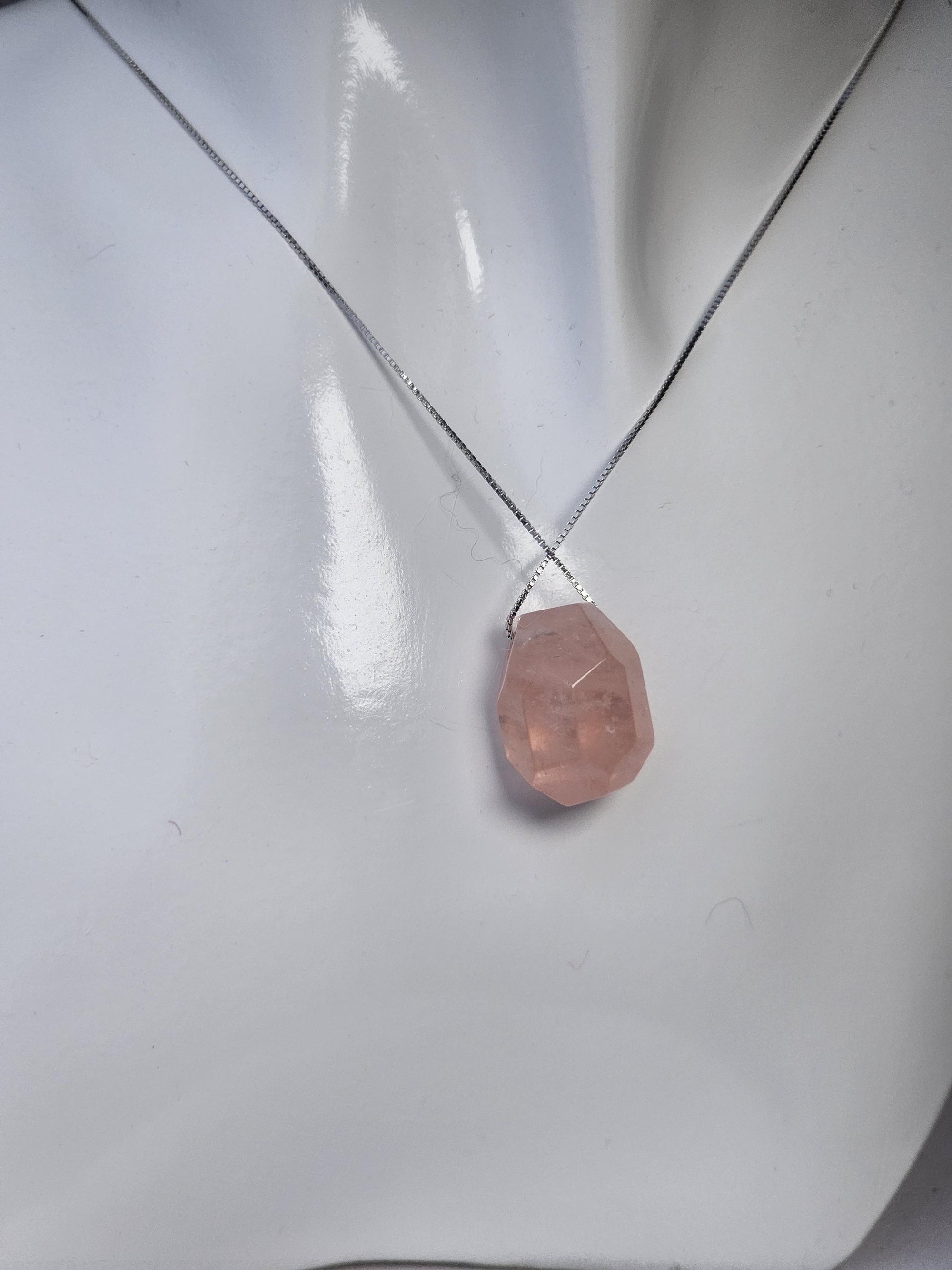 Pink Morganite Handmade Necklace, Customize 925 Silver or Gold, Zodiac Necklace