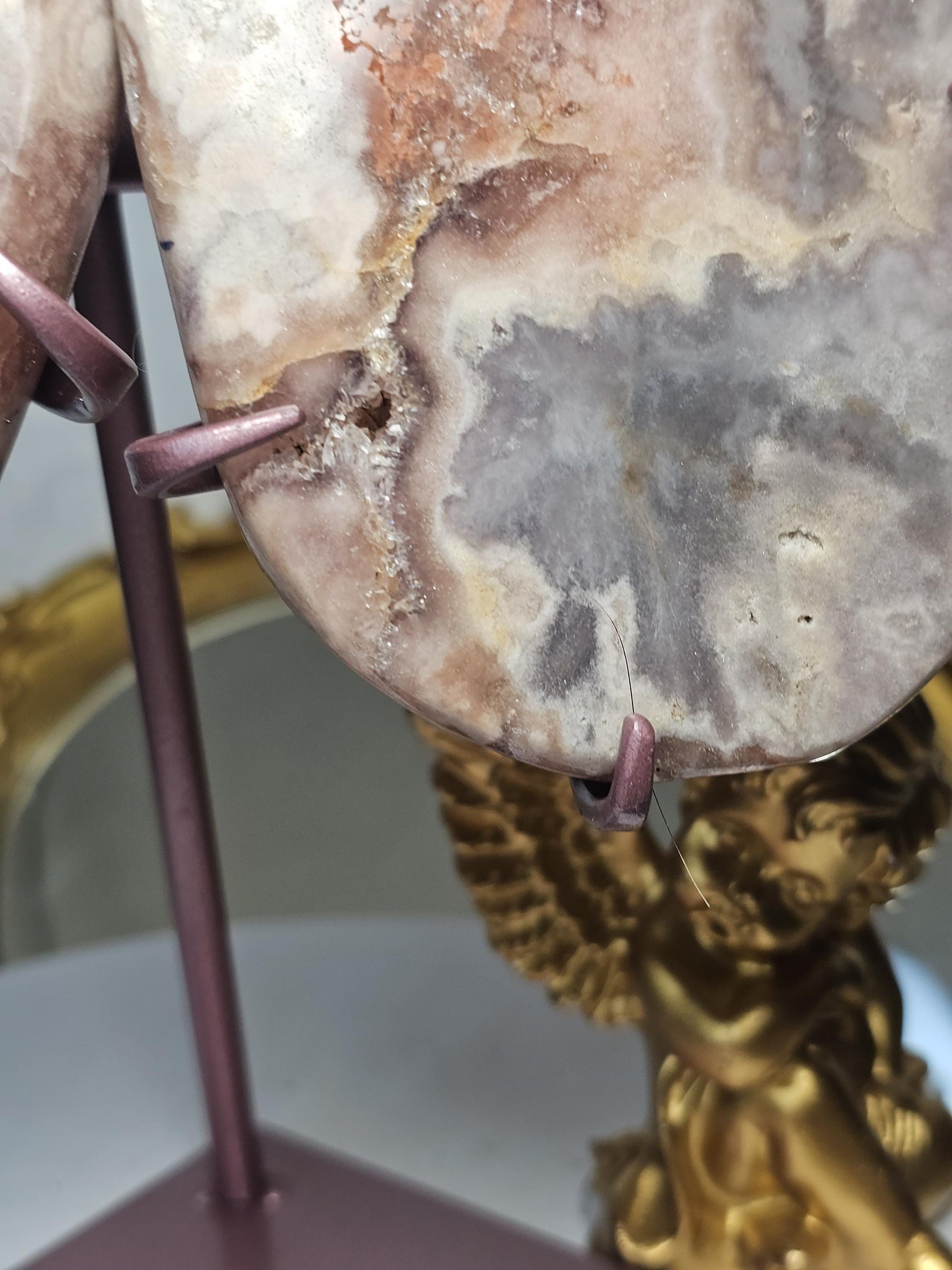 3lb LG Pink Amethyst Wings, Druzy Wings, Crystal Wings , Angel Wings,Gift