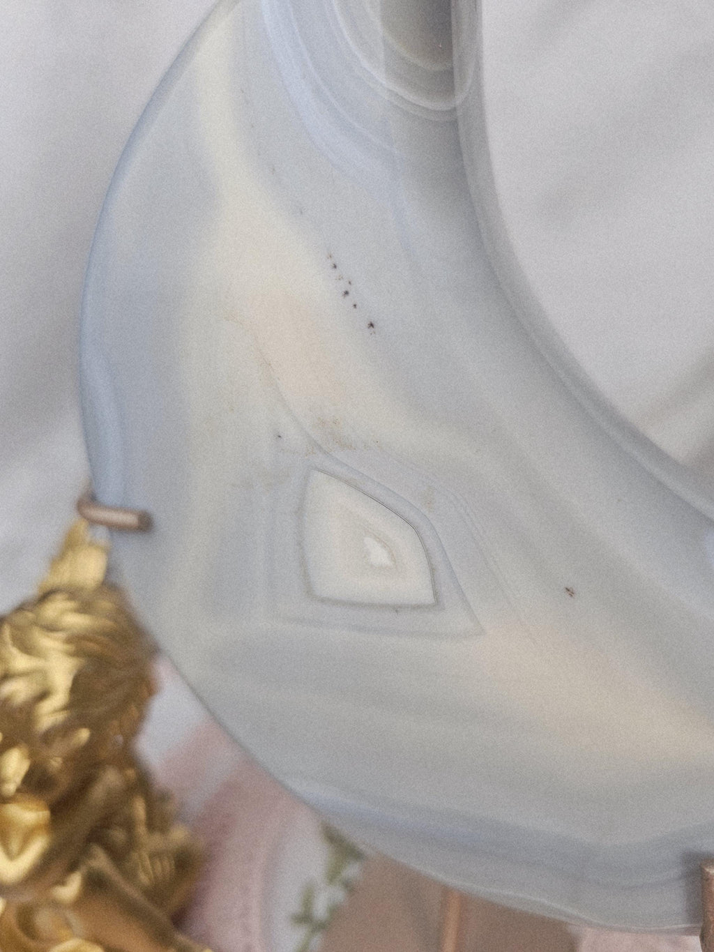 Agate Moon, Moon, Crystal, Home Decor