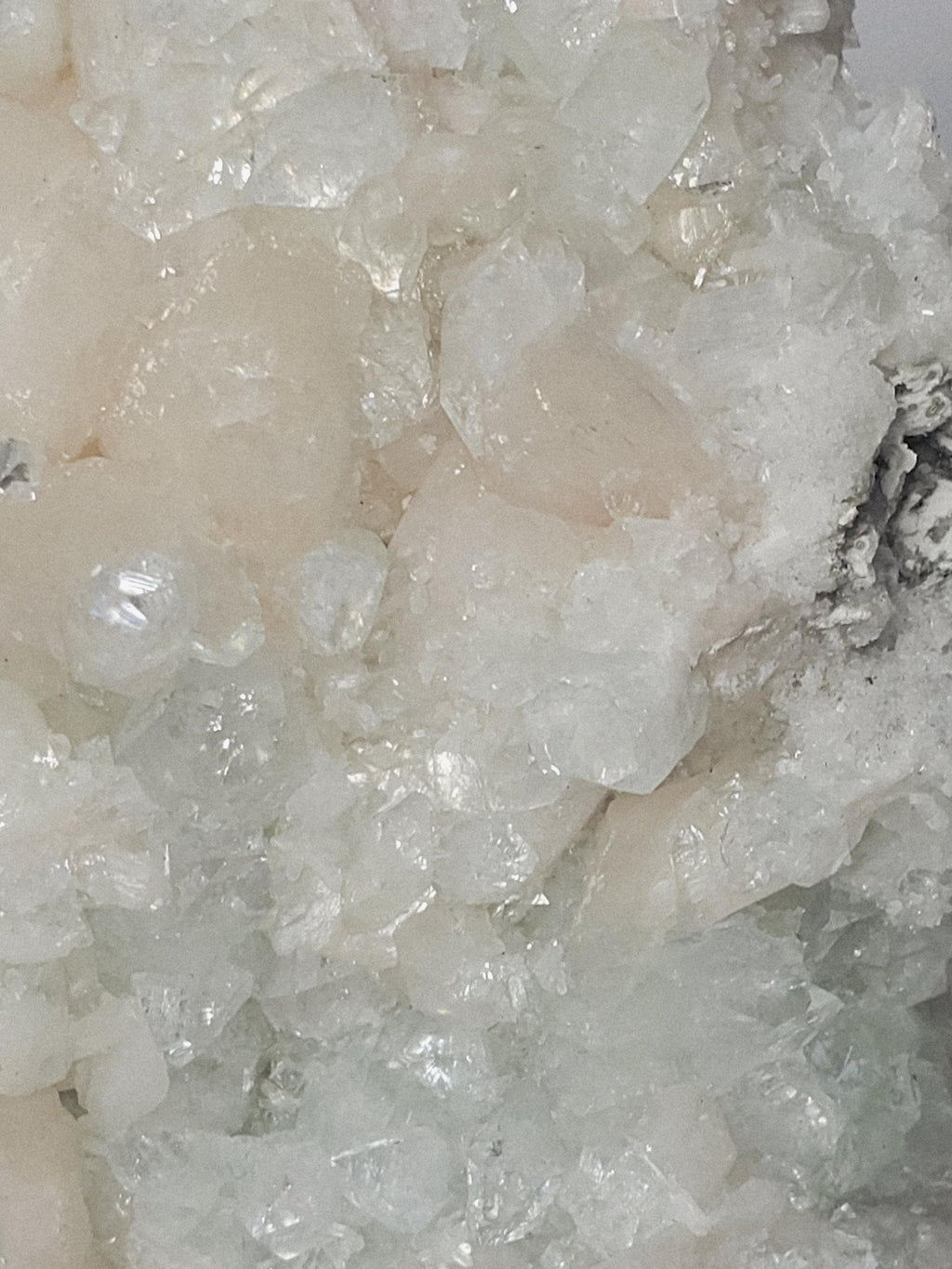 Rare Green Diamond Apophyllite with Stillbite, India Crystal Home Decor