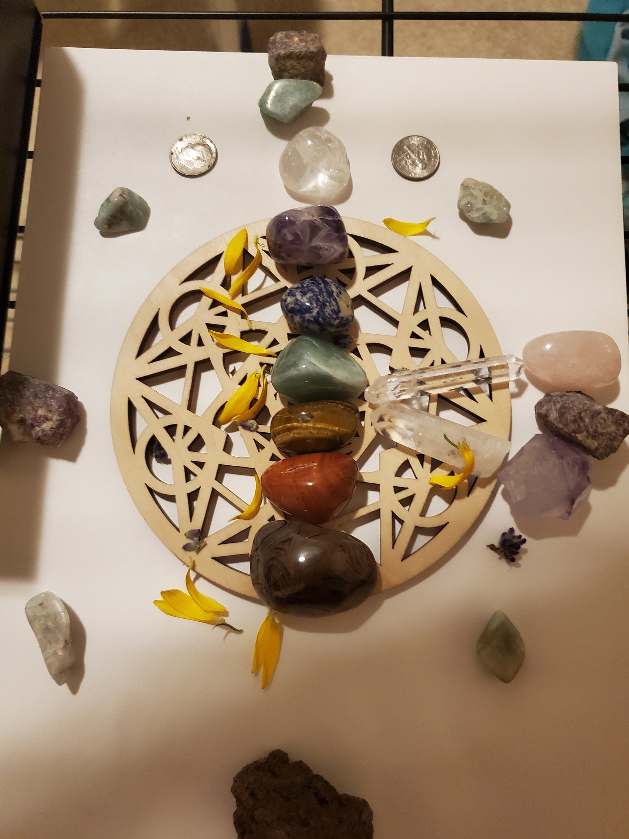 Crystal Grid or Personal Intention Crystal Class