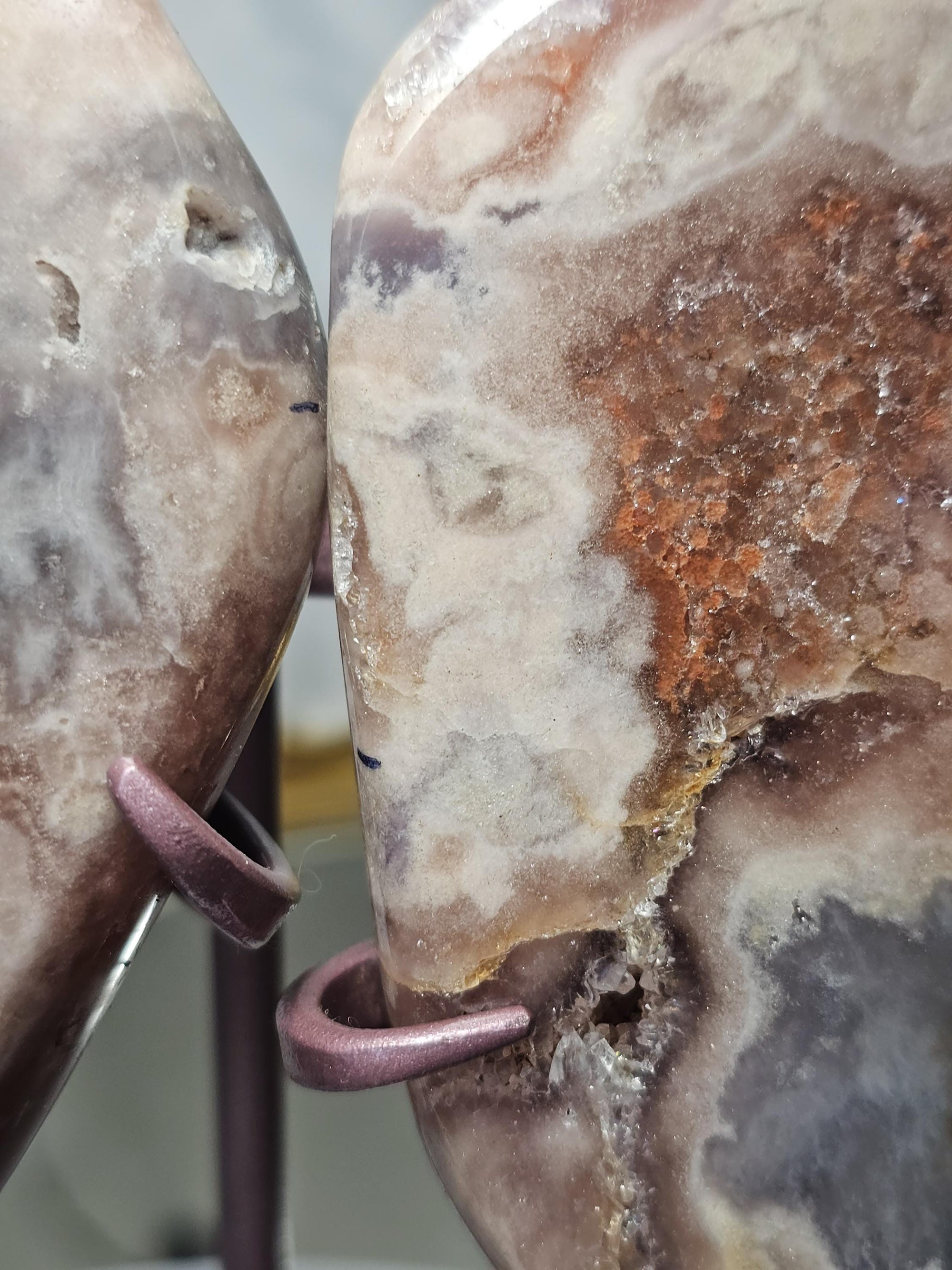 3lb LG Pink Amethyst Wings, Druzy Wings, Crystal Wings , Angel Wings,Gift