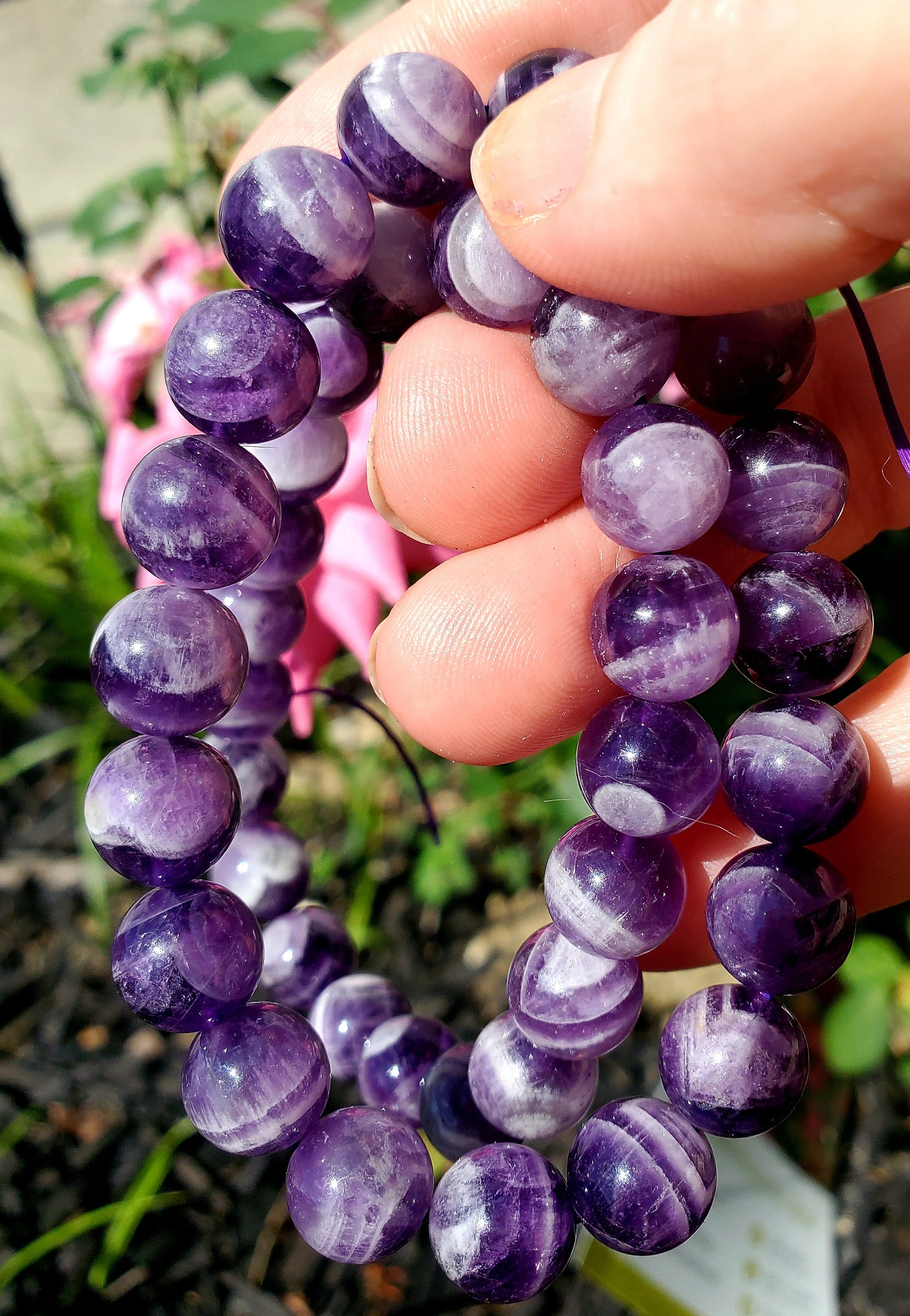 Amethyst Bracelet- crystal bracelet-Chakra bracelet-Crystals