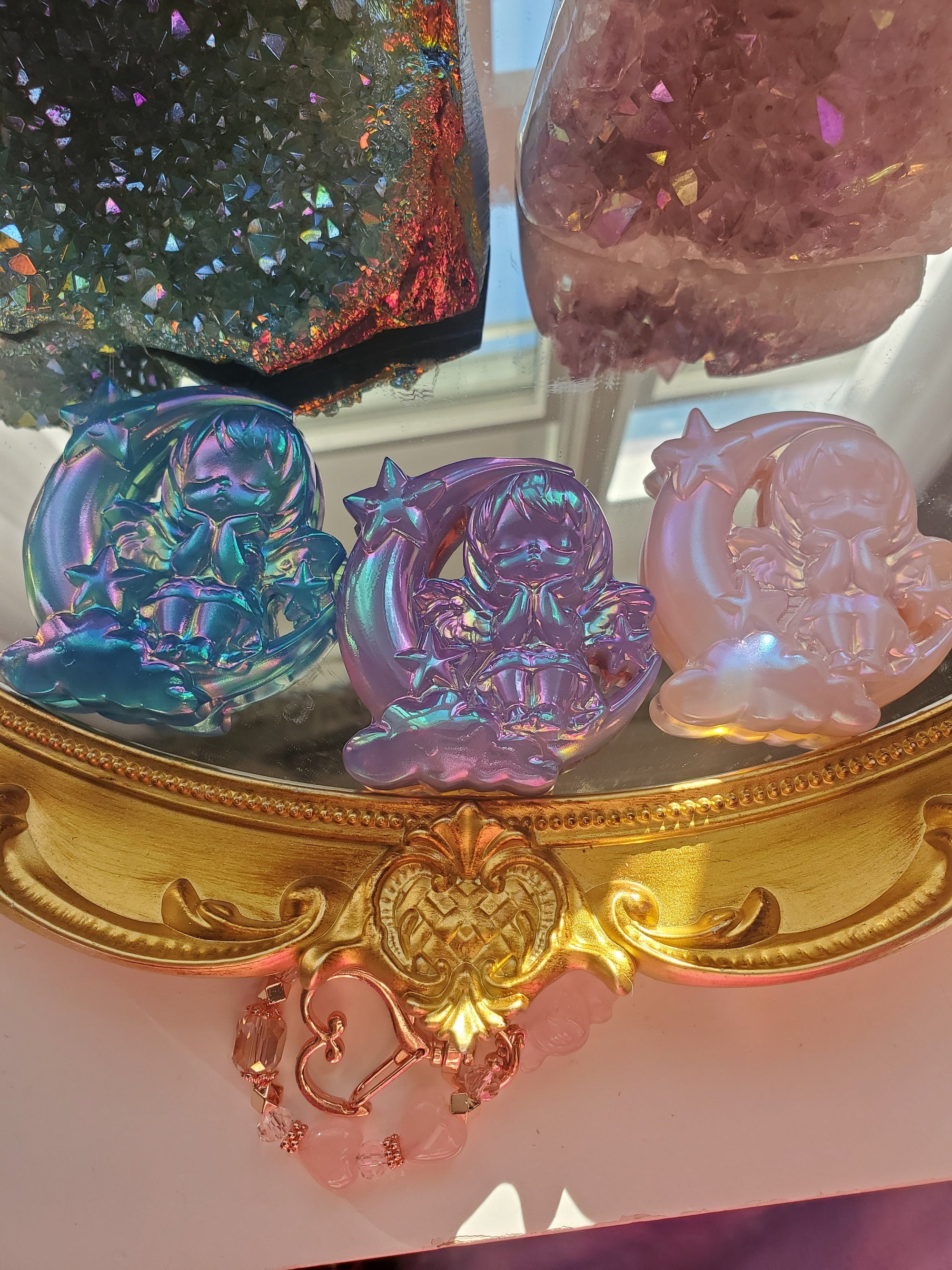 Angel Crystal, Angel Aura Opalite Crystal,Crystal