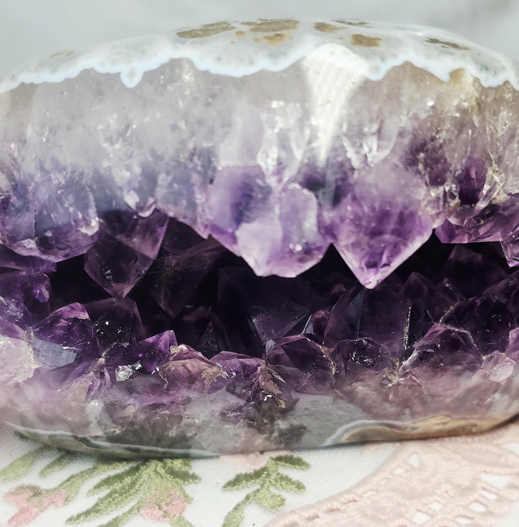 Uruguaian  Amethyst Geode, Crystal Home Decor, Statement Piece
