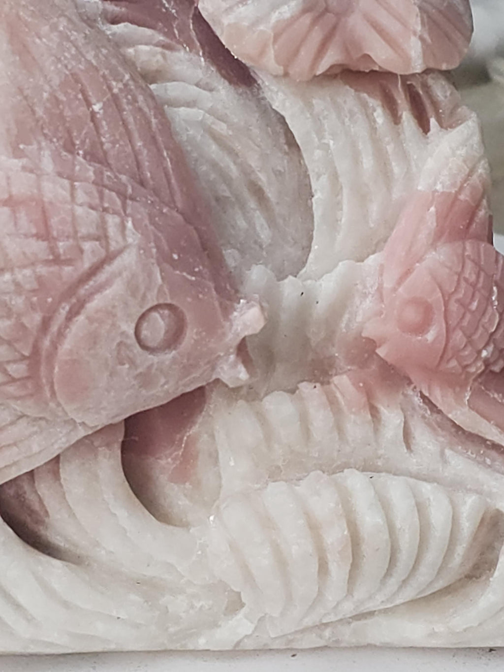 Pink Opal fish, Pink Opal, Pink Fish, Crystal Sculpture, Statement Piece,