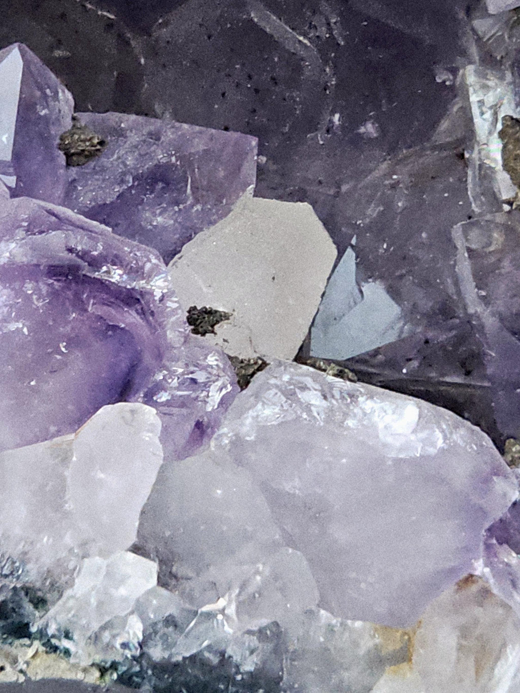 Amethyst Cathedral, Statement Piece, Gift, Amethyst and Calcite