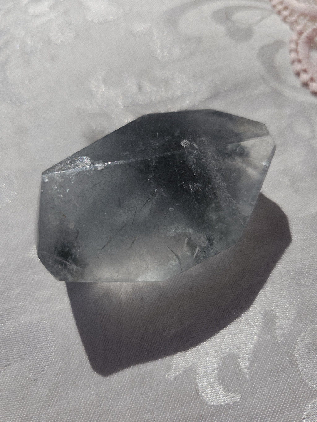 Blue Tara Quartz and Tourmaline , Rutilated Quartz, Crystals, Gift for Her