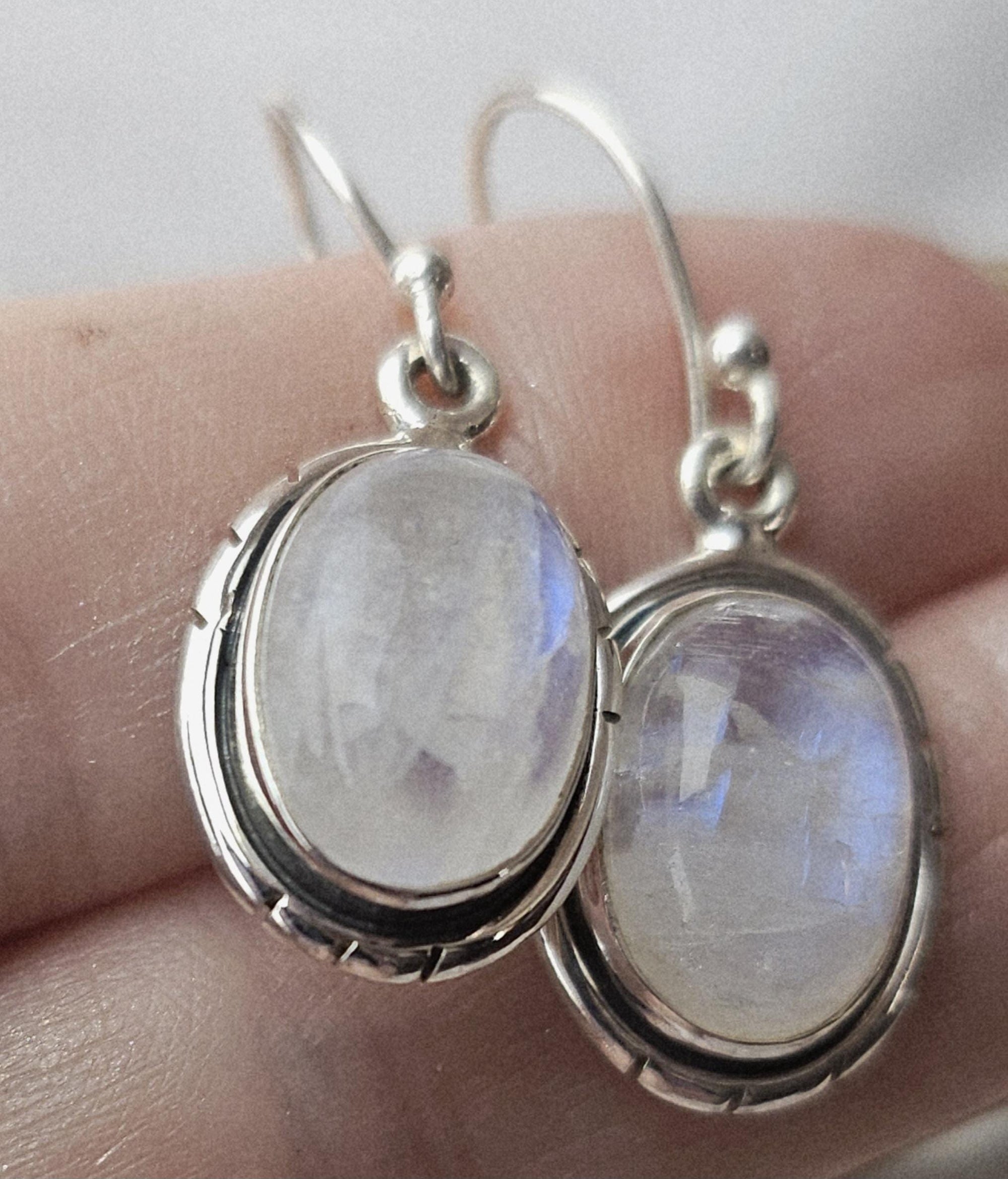 Genuine Moonstone Earrings, Moonstone,  Crystal Earring