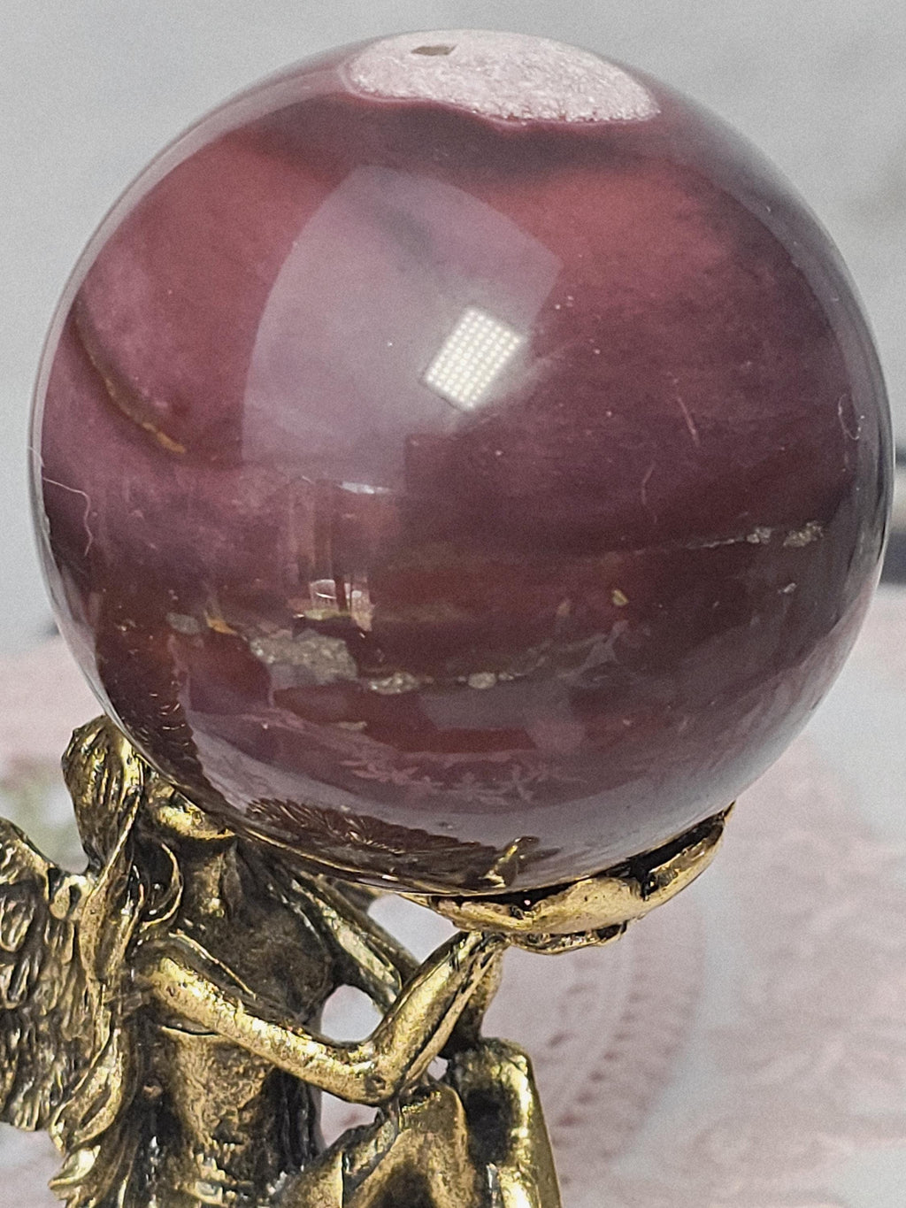 Mookaite Sphere , Mookaite Jasper,  Australian Crystal, Chakra Stone