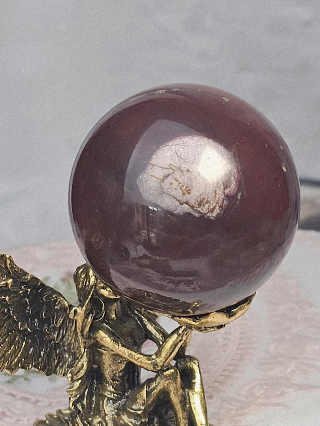 Mookaite Sphere , Mookaite Jasper,  Australian Crystal, Chakra Stone
