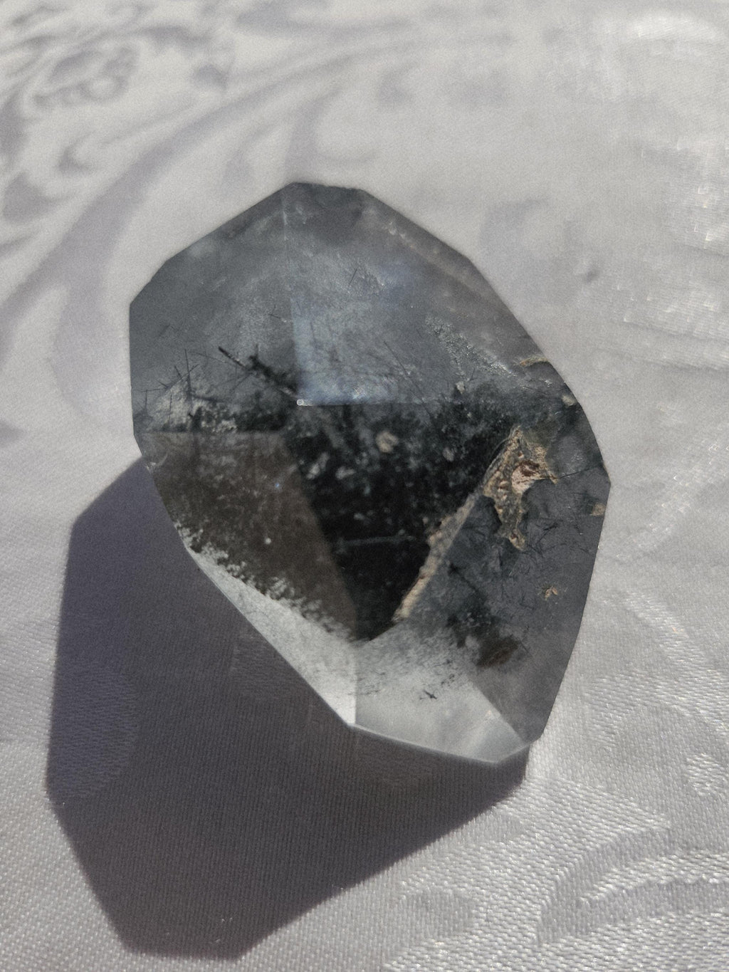 Blue Tara Quartz and Tourmaline , Rutilated Quartz, Crystals, Gift for Her