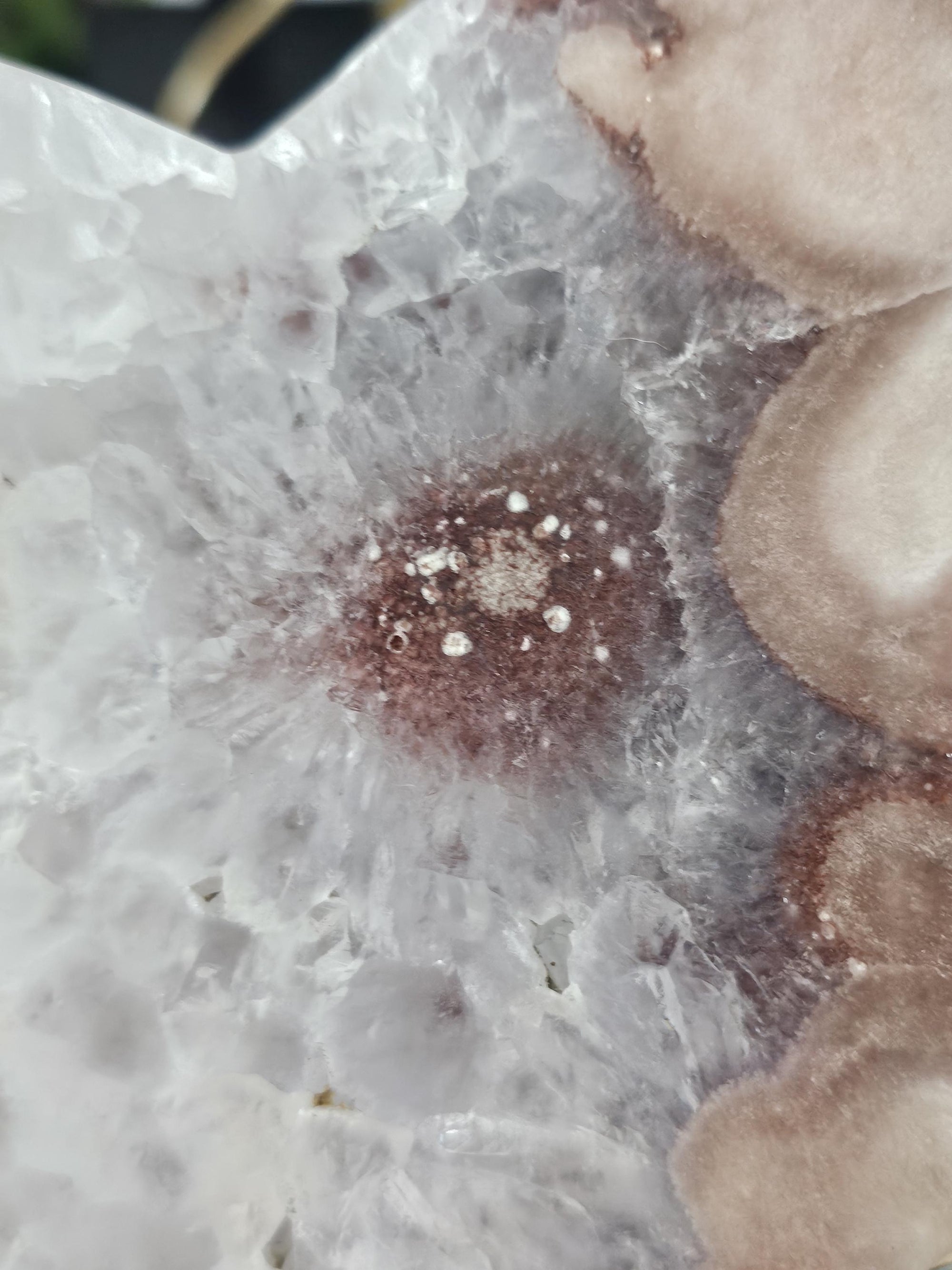 Lg 3lb Pink Amethyst Heart, Druzy Heart, Crystal Heart,Gift