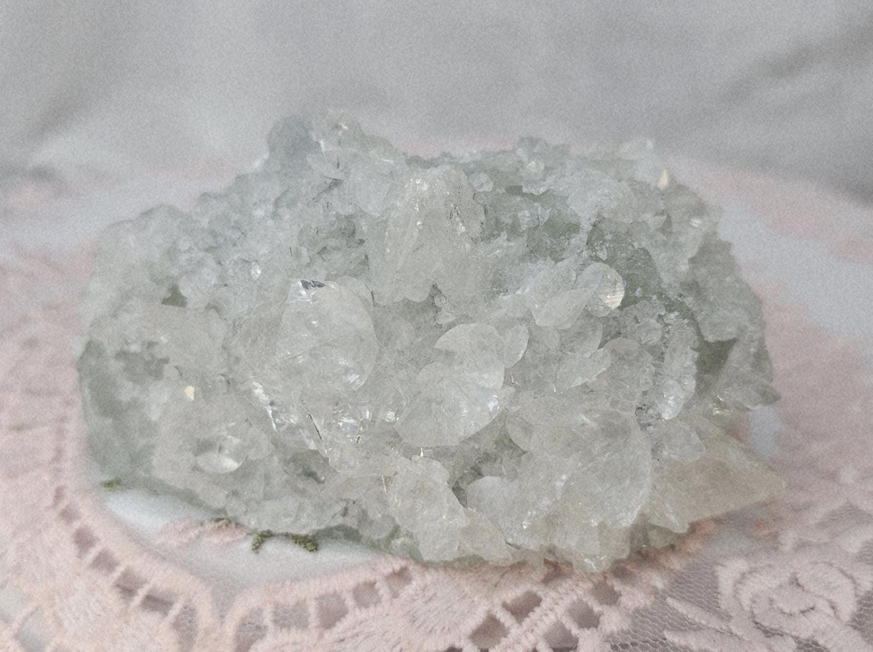 Fujian Fluorite Specimen, Rainbow Calcite Crystals, Lucky Home Decor